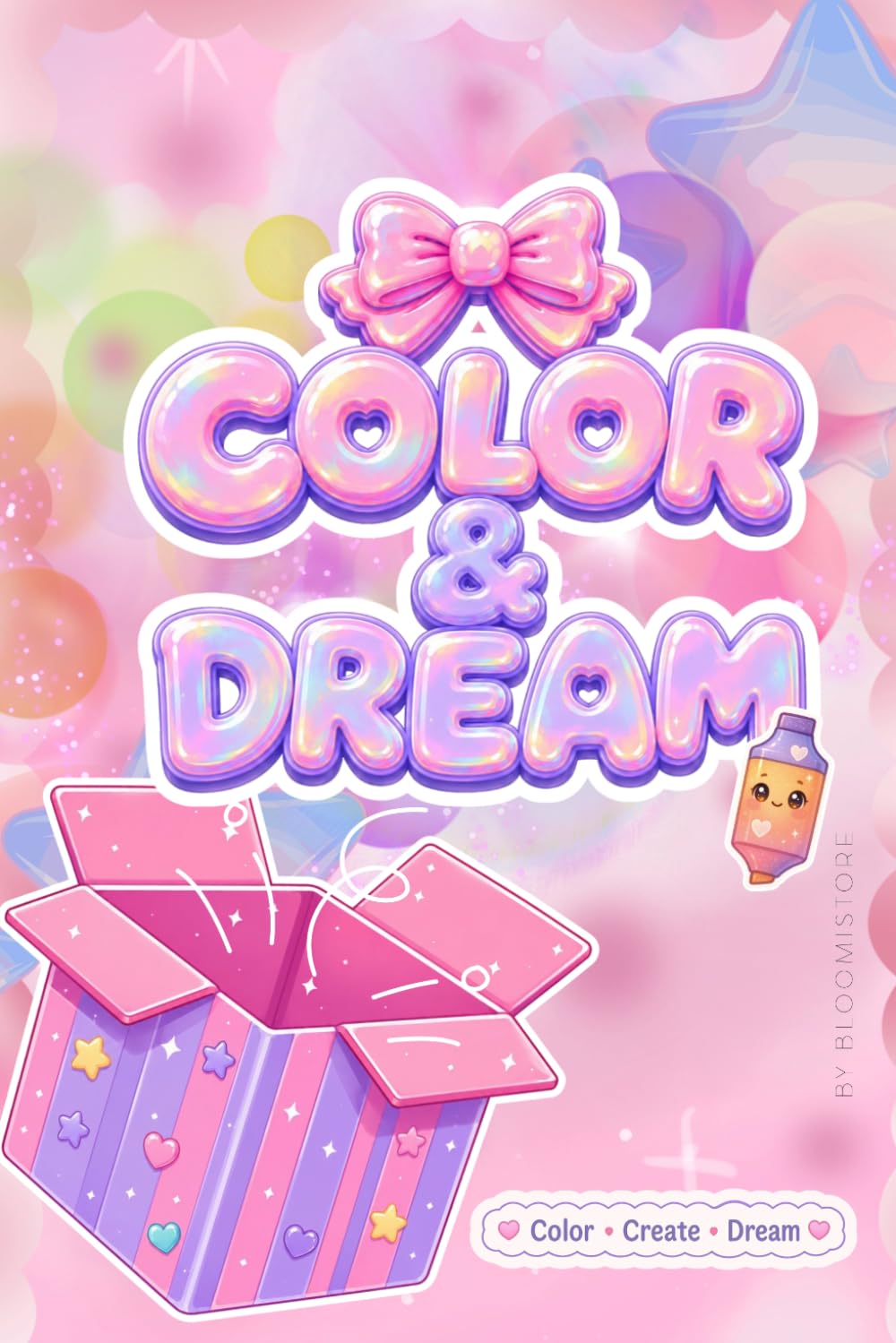 Cute Coloring Book: Color Your Happy Place