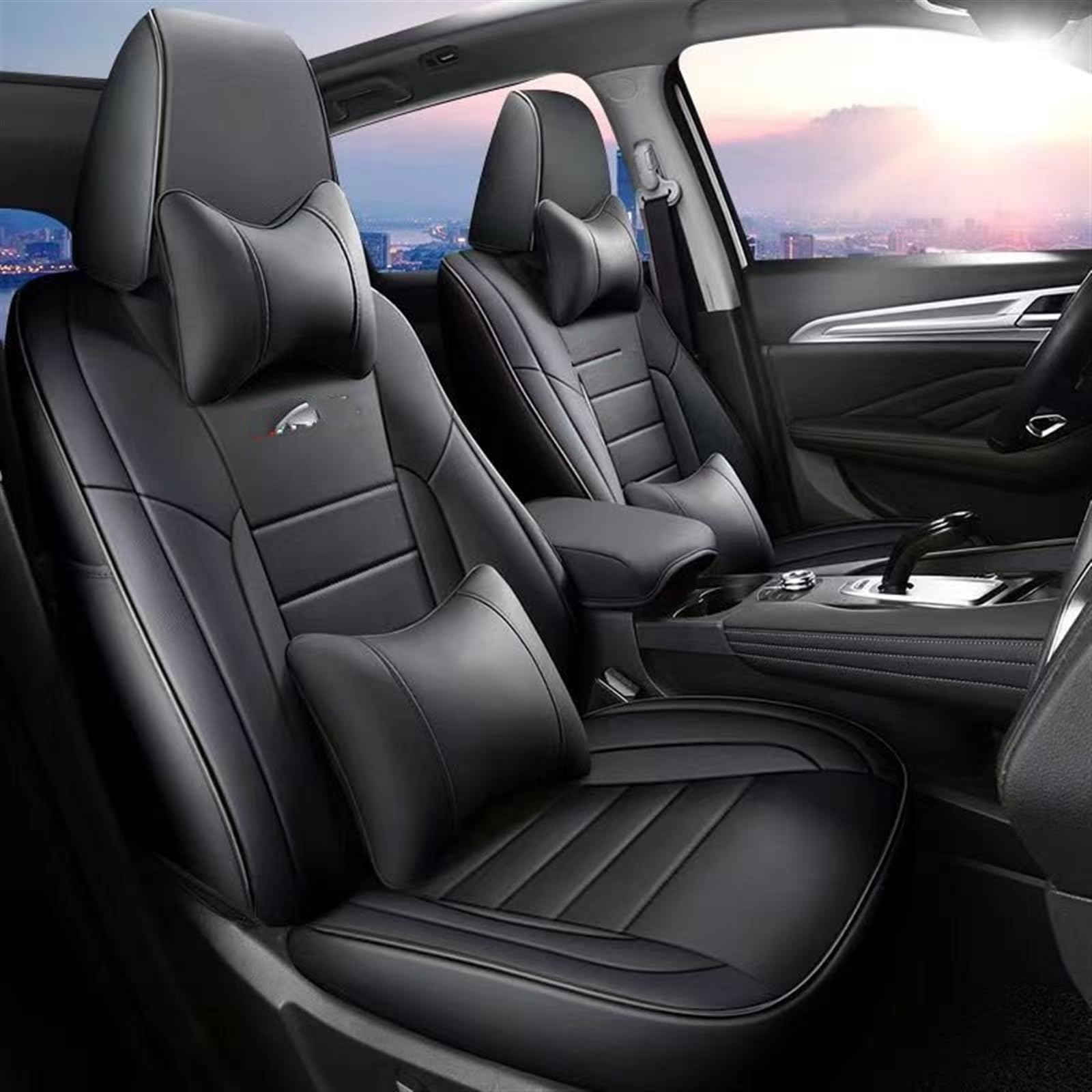 NOHEEU Car Seat Cover Cushion Waterproof Leather Automobiles Interior Accessories For Haval F7 F7x 2019 2020 2021 Accessories