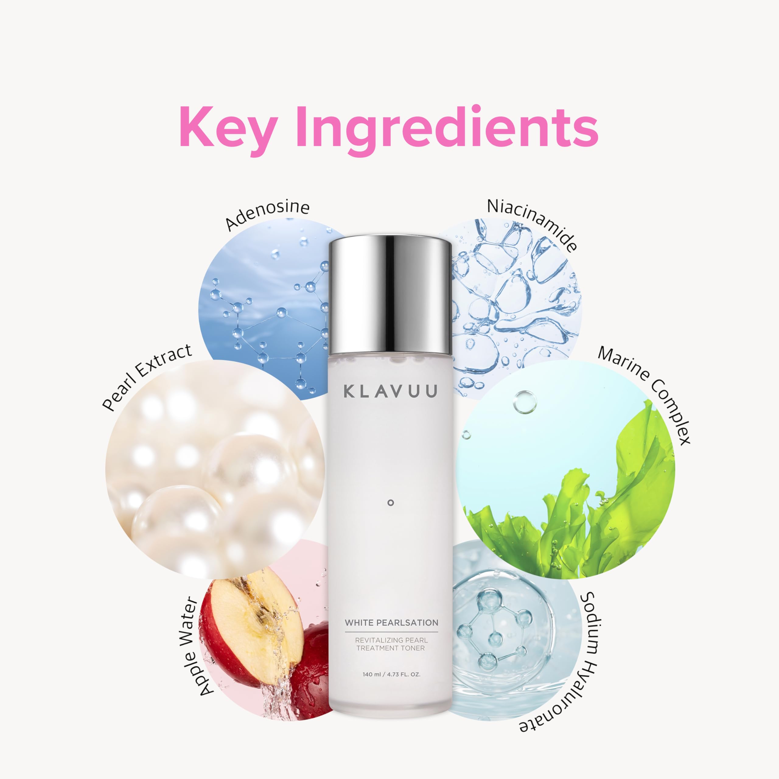 KLAVUU Weiß Pearlsation Revitalisierung Beste Perle Behandlung Toner 140Ml Für Alle Hauttypen