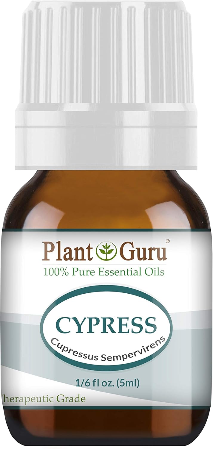 Plant Guru Cypress Essential Oil 4 oz 100% Pure Undiluted Therapeutic Grade