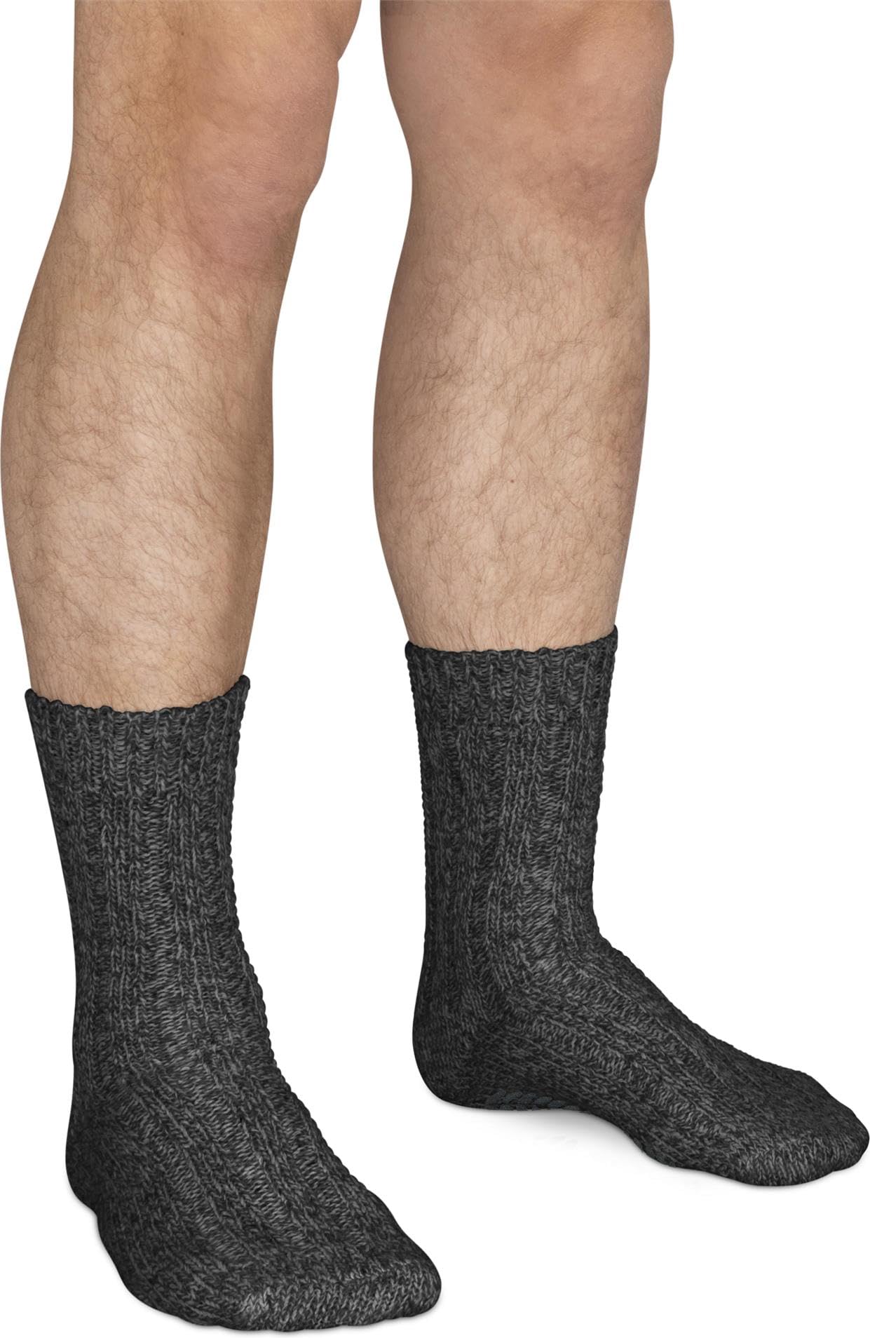 2, 4 Paar oder 6 Paar Norweger Strick-Socken mit Antirutsch Sohle, Woll Socken mit ABS Sohle. Hütten Socken