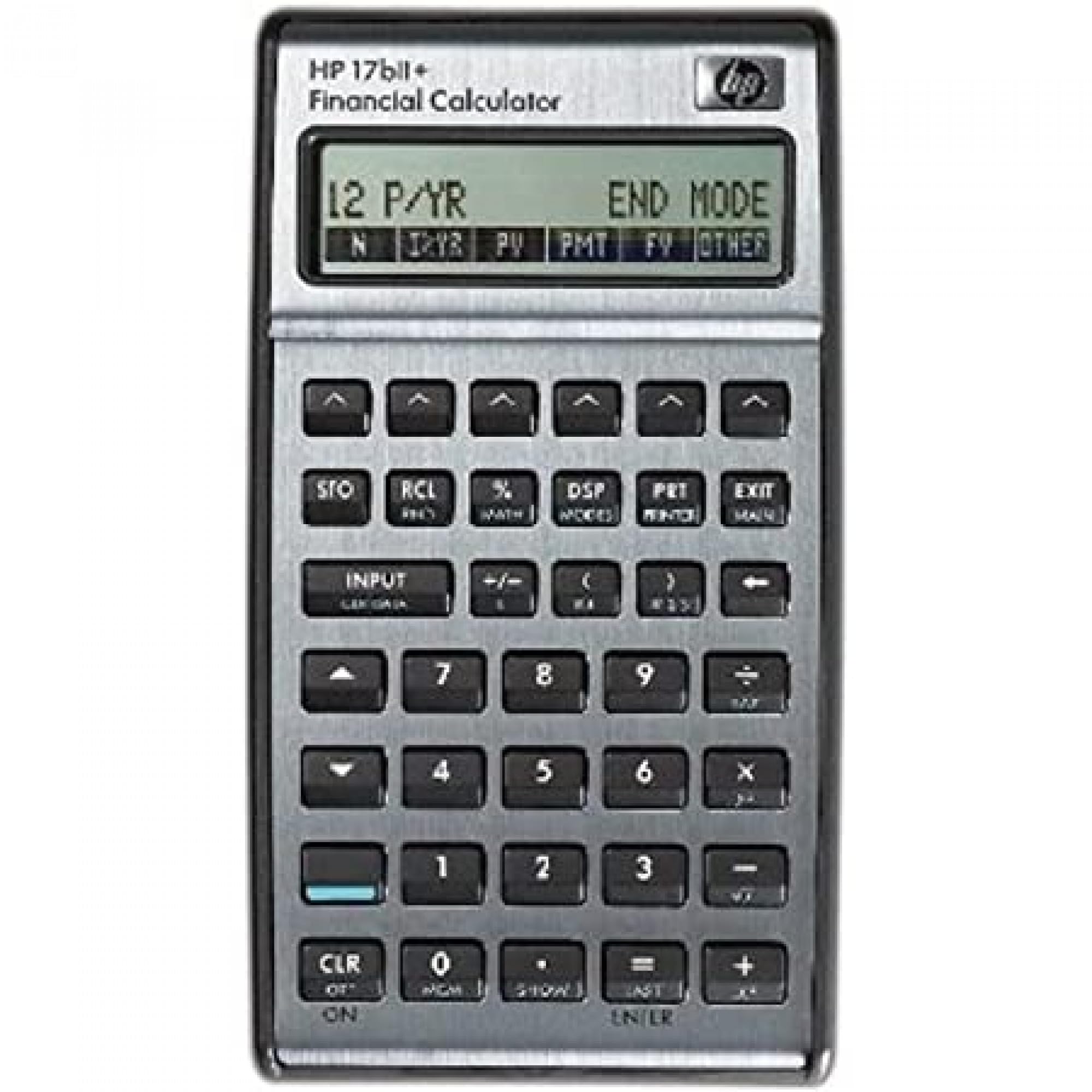 HP 17bll+ con Funda Protectora WYNGS Gris Oscuro - Calculadora Financiera - Paquete Básico