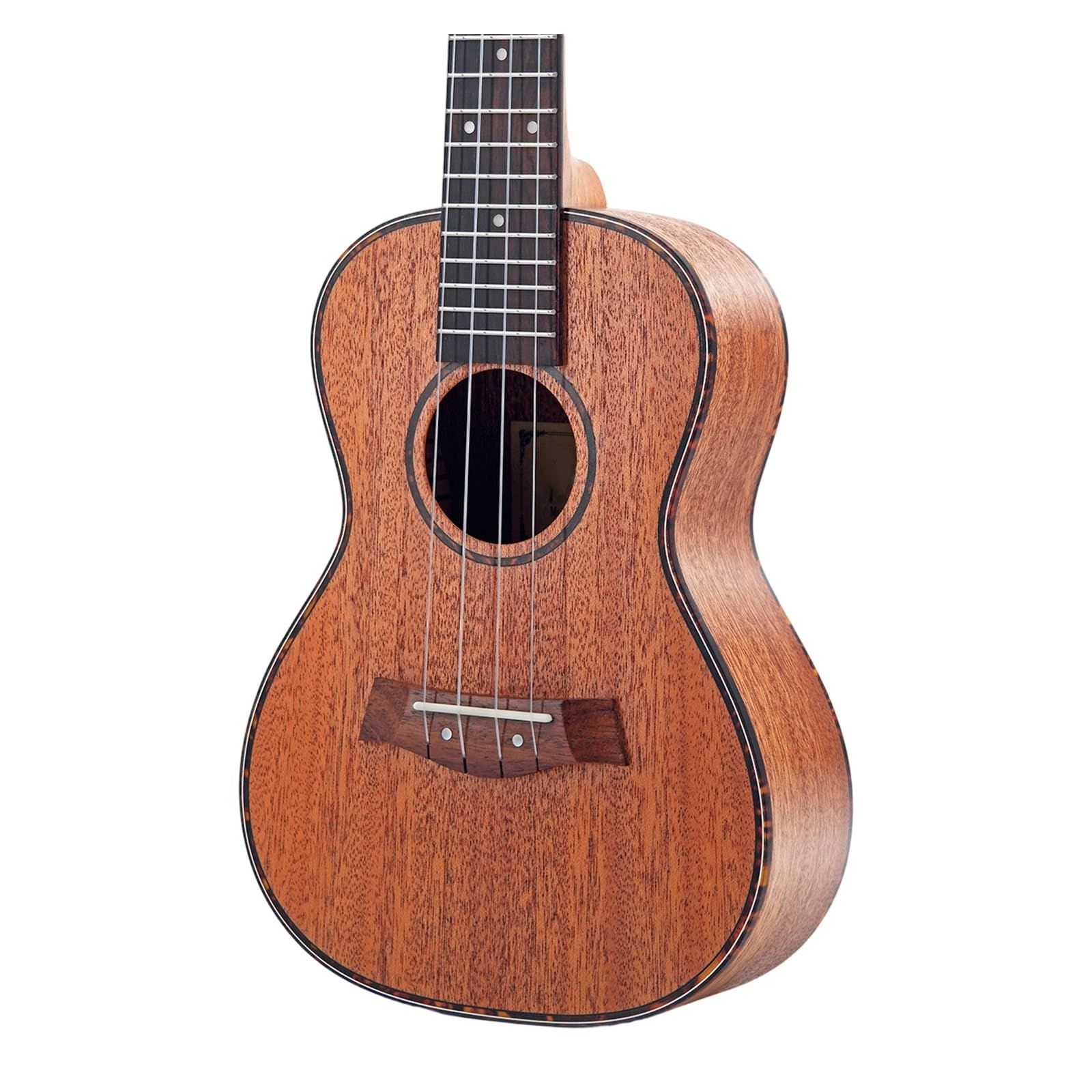 Piccolo Strumento Per Chitarra A Quattro Corde Ukulele In Mogano Da 23 Pollici Con Bordo Ukulele