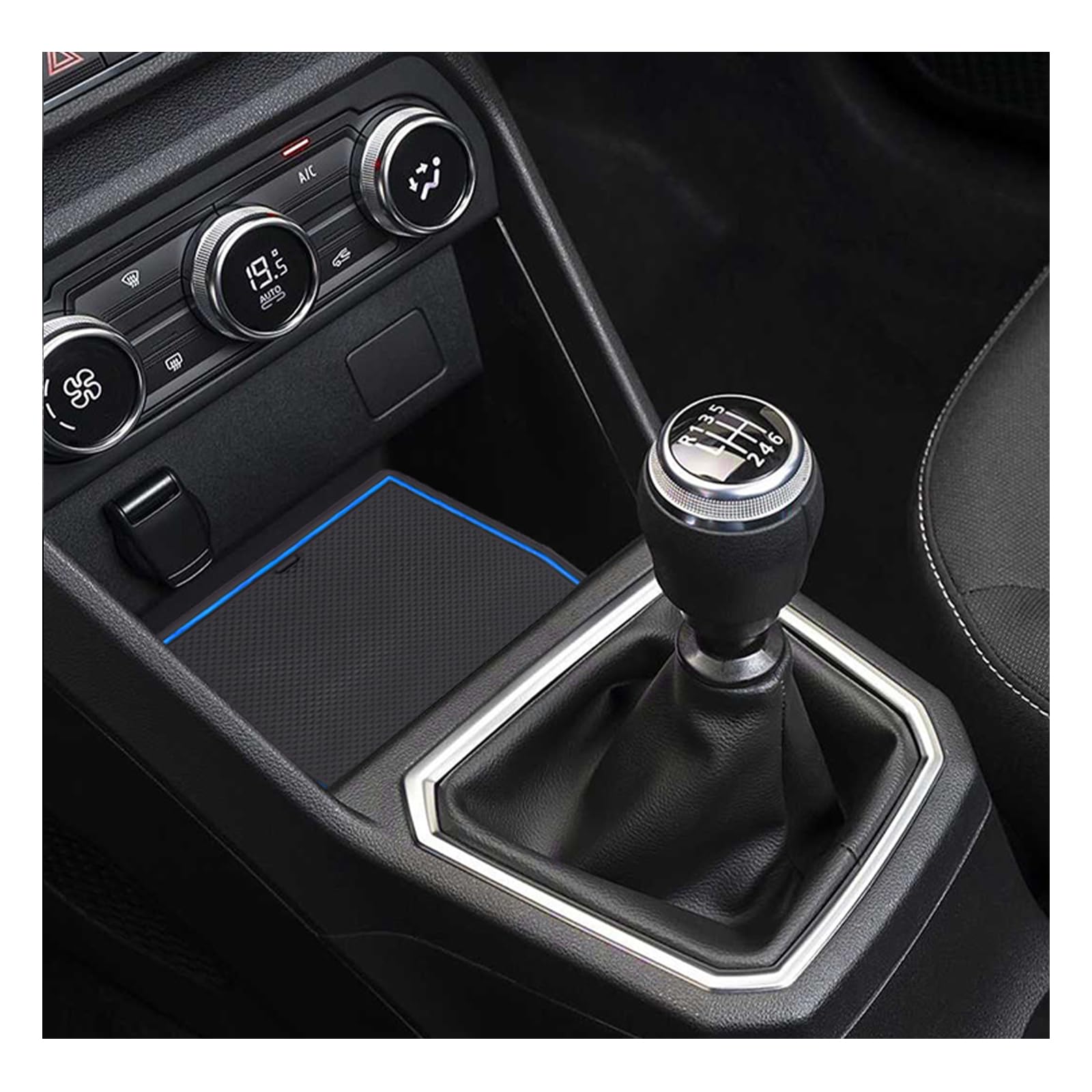 Tappetini In Silicone Per Dacia Sandero 3 - Antiscivolo, Antipolvere, Per Console E Porte, Colore Arancione - Foto 13