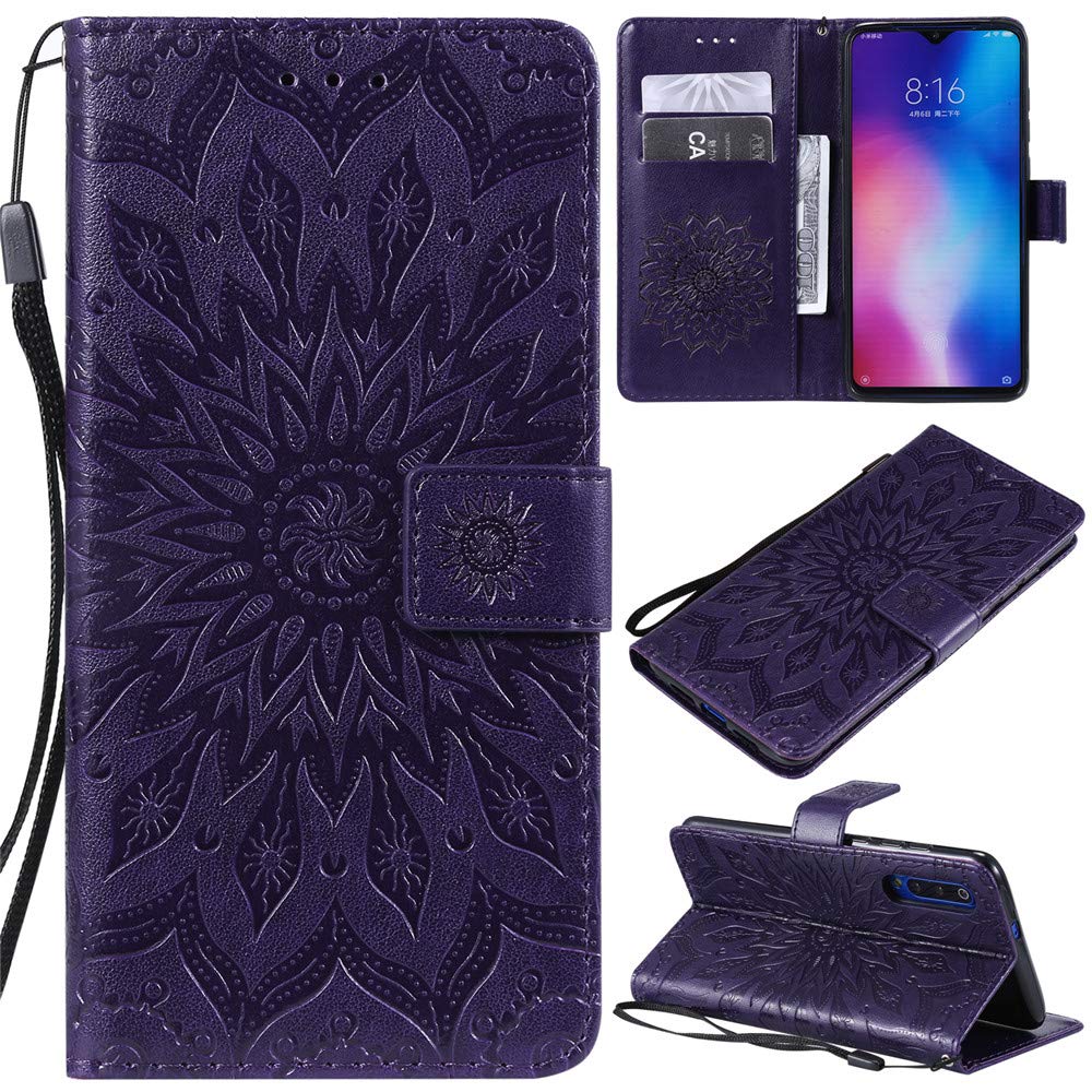 Étui Portefeuille Pour Sony Xperia L4 - Avec écouteurs - Couleur Noire - Neuf