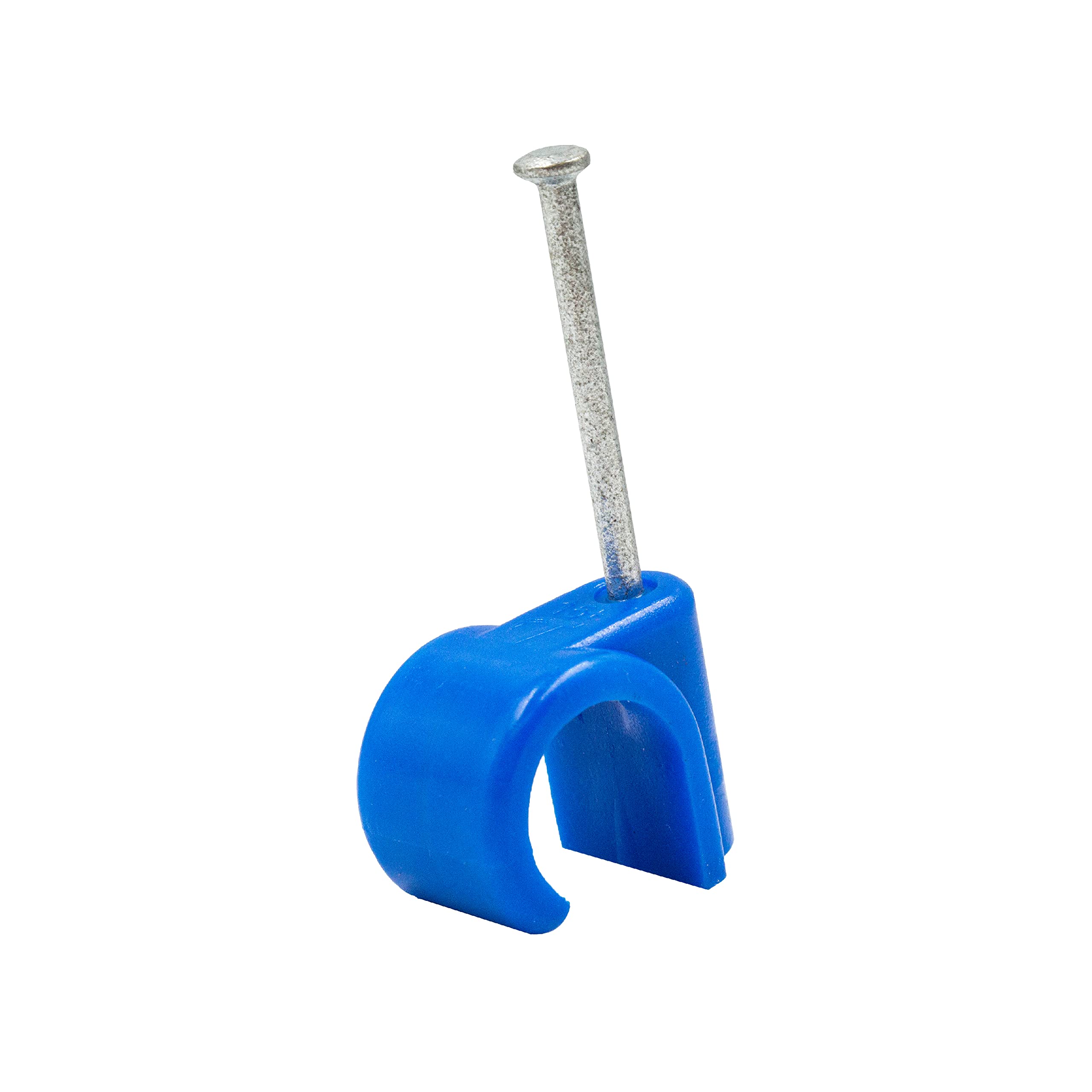 Talon Blue - Nail-In Pipe Clip, 15Mm - Premium Grade Polypropylene - Pack Of 20 - Manufactured From High Density Polyethylene - For Home Improvement, Plumbing, Gas Pipes, Cold Water Pipe