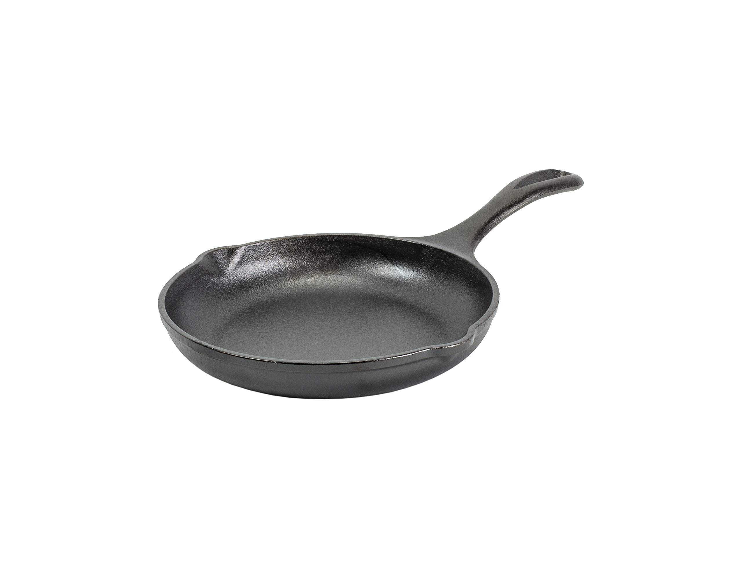 Lodge Chef Collection 8 Inch Cast Iron Chef Style Skillet. Seasoned and Ready for the Stove, Grill or Campfire. Made from Quality Materials for a Lifetime of Sautéing, Baking, Frying and Grilling
