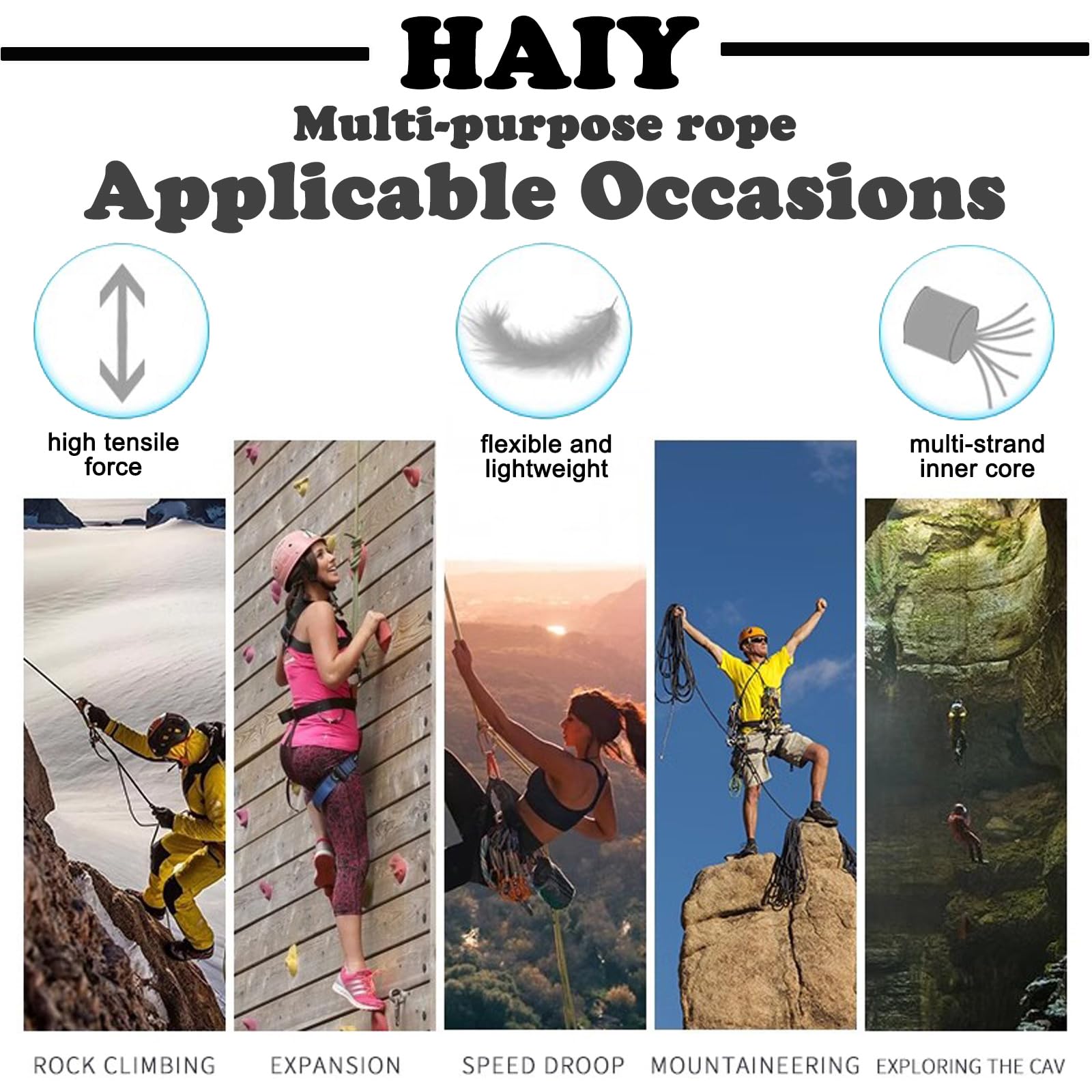 10mm Nylon Seil 10m - Mehrzweck-Seil Für Camping & Outdoor