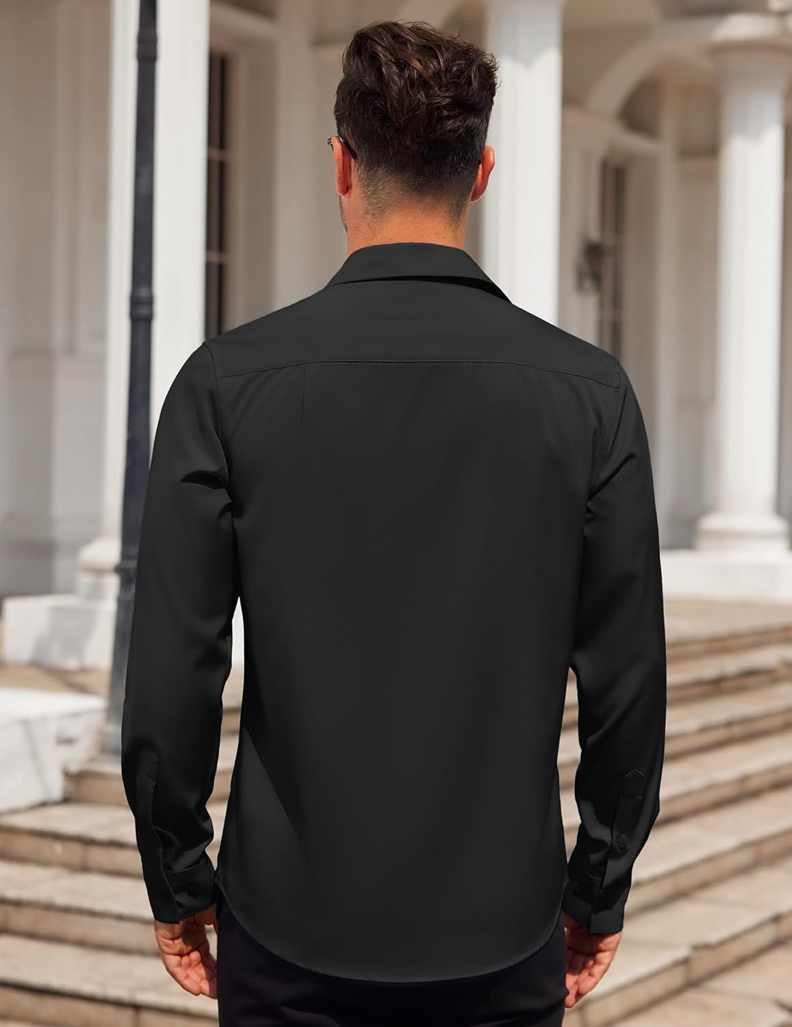 COOFANDY Mens Dress Shirt Long Sleeve Button Down Shirts Business Casual Wrinkle Free Shirts with Pocket - Image 3