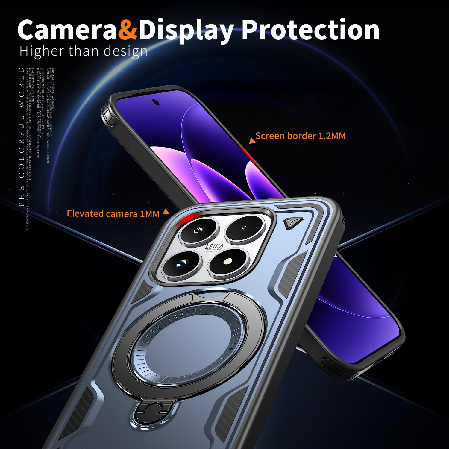 ZHMECOCASE Hoes voor Xiaomi 17 – [Matte Transparant] [Militaire-Graden bescherming] [Ultra-Slim Hybride Ontwerp] Shockbestendig Telefoon Hoes (Zwart