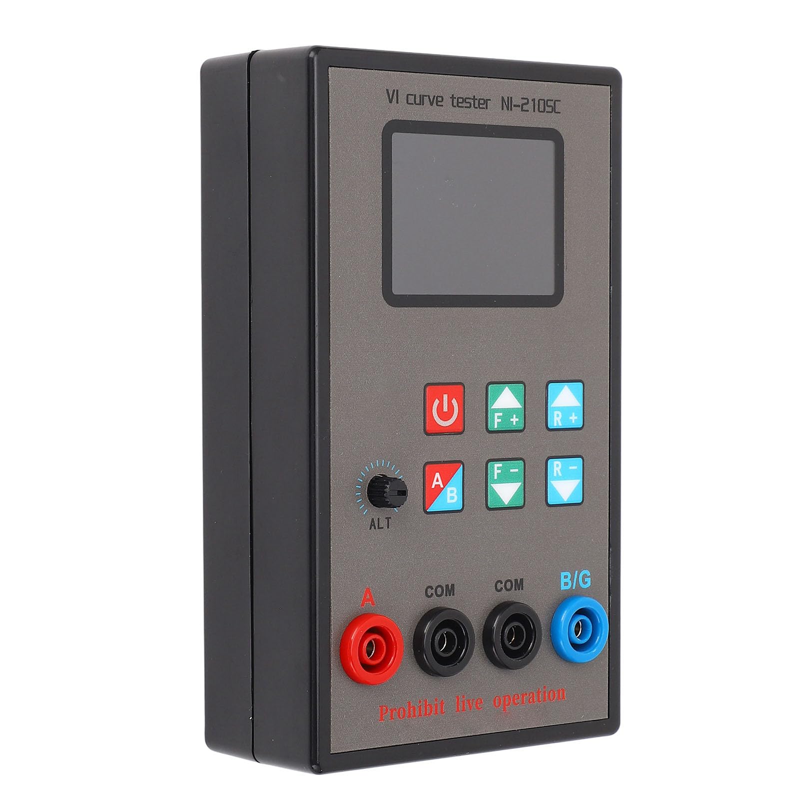 PUSOKEI Tester Curva VI, Schermo a Colori TFT da 2 Pollici, Tester per Circuiti Stampati a Doppio Canale, Analizzatore di Componenti Elettronici Multifunzionale con 18 Impostazioni di Frequenza, per