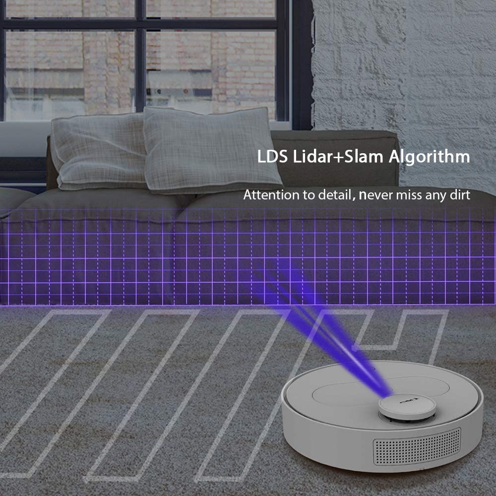 360 S6 Robotic Vacuum Cleaner with Wet Mopping Function APP
