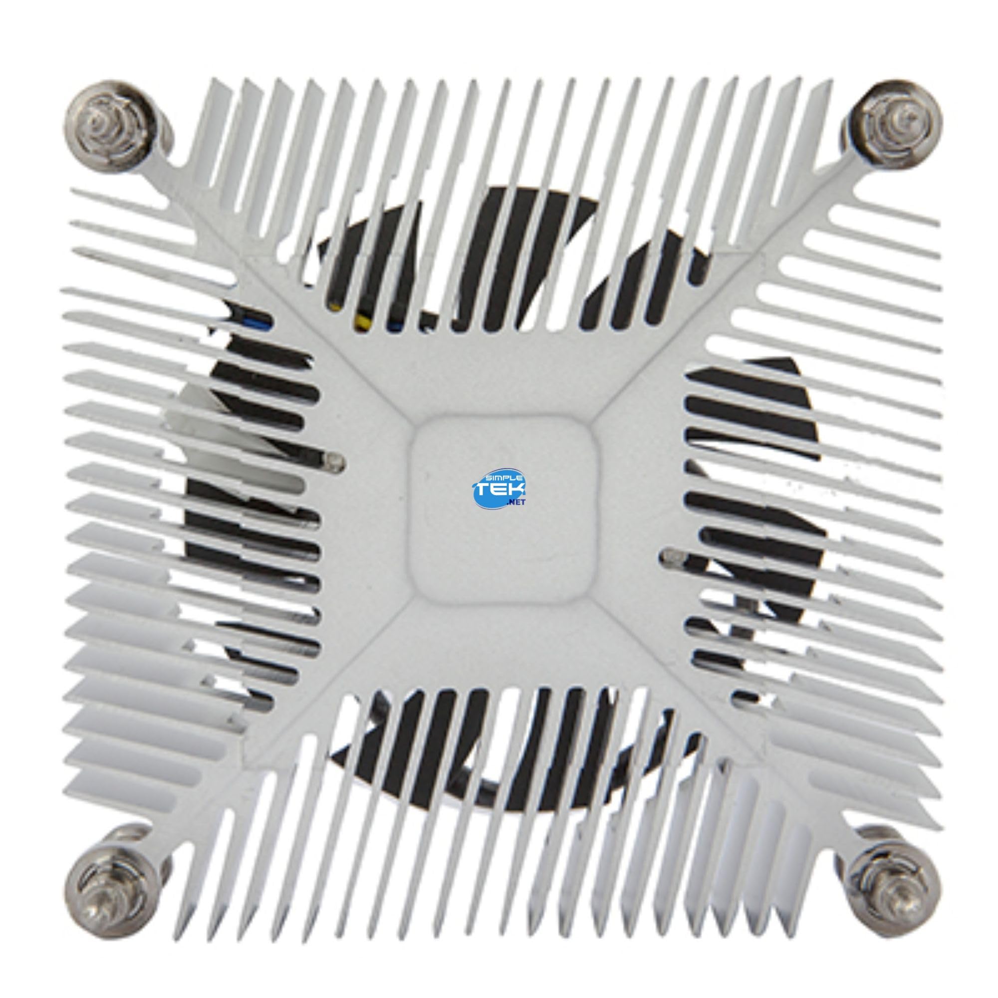 SIMPLETEK - Dissipatore CPU Low Profile 23mm 75W TDP | LGA 1200 1150 1151 1155 1156 | Ideale per HTPC e SFF