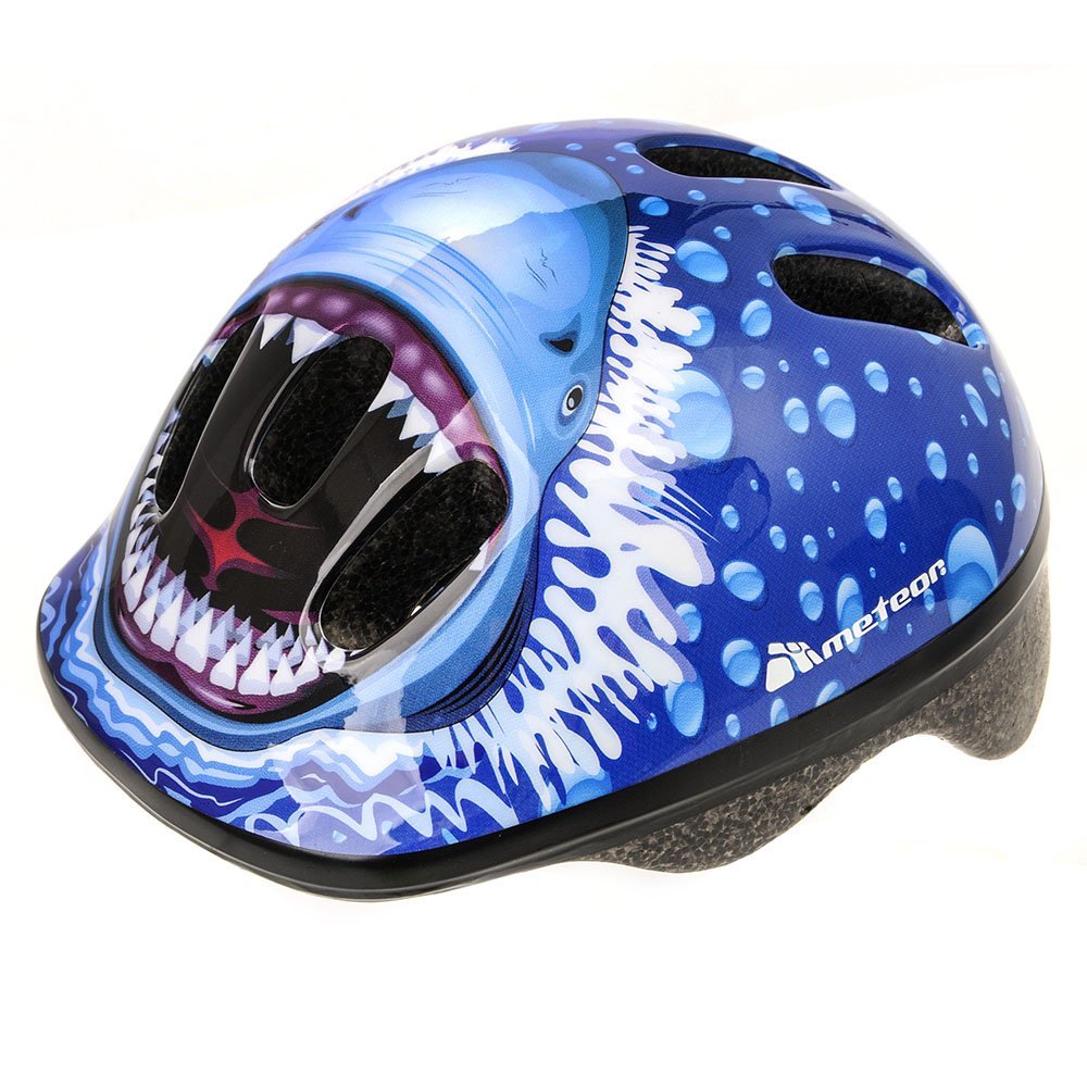 Meteor Casco Bici Ideale per Bambini e Adolescenti Caschi Perfetto per Downhill Ciclismo MTB Scooter Helmet Ideale per Tutte Le Forme di attività in Bicicletta MV6-2