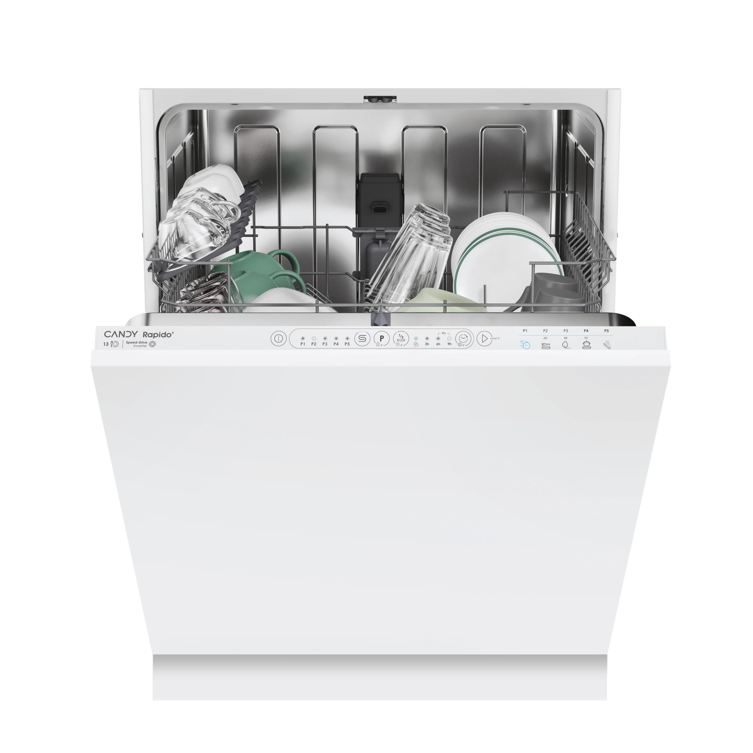 Rapido CI 3E53E0W-80 13 Place Integrated Dishwasher