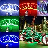 Hundalights 17.5' Brightest Triple Row Chasing Flowing Cars LED Wheel Lights Rim Light Up for Truck VEHICAL Offroad Bluetooth Controller/Remote with ON/Off Switch(w/Turn Signal,Lock,Braking Function)