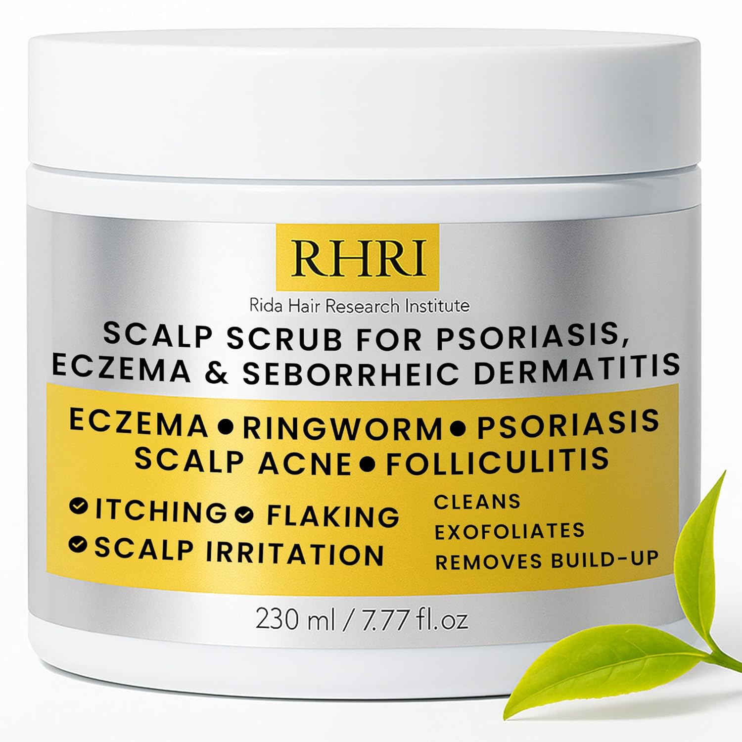 Anti Fungal Pre Shampoo Scalp Scrub for Psoriasis, Eczema & Seborrheic Dermatitis | DHT Blockers, Mineral Complex & Tea Tree Oil | Soothes Scalp and Promotes Hair Growth for Men & Women Anti Fungal Pre Shampoo Scalp Scrub for Psoriasis, Eczema & Seborrheic Dermatitis | DHT Blockers, Mineral Complex & Tea Tree Oil | Soothes Scalp and Promotes Hair Growth for Men & Women