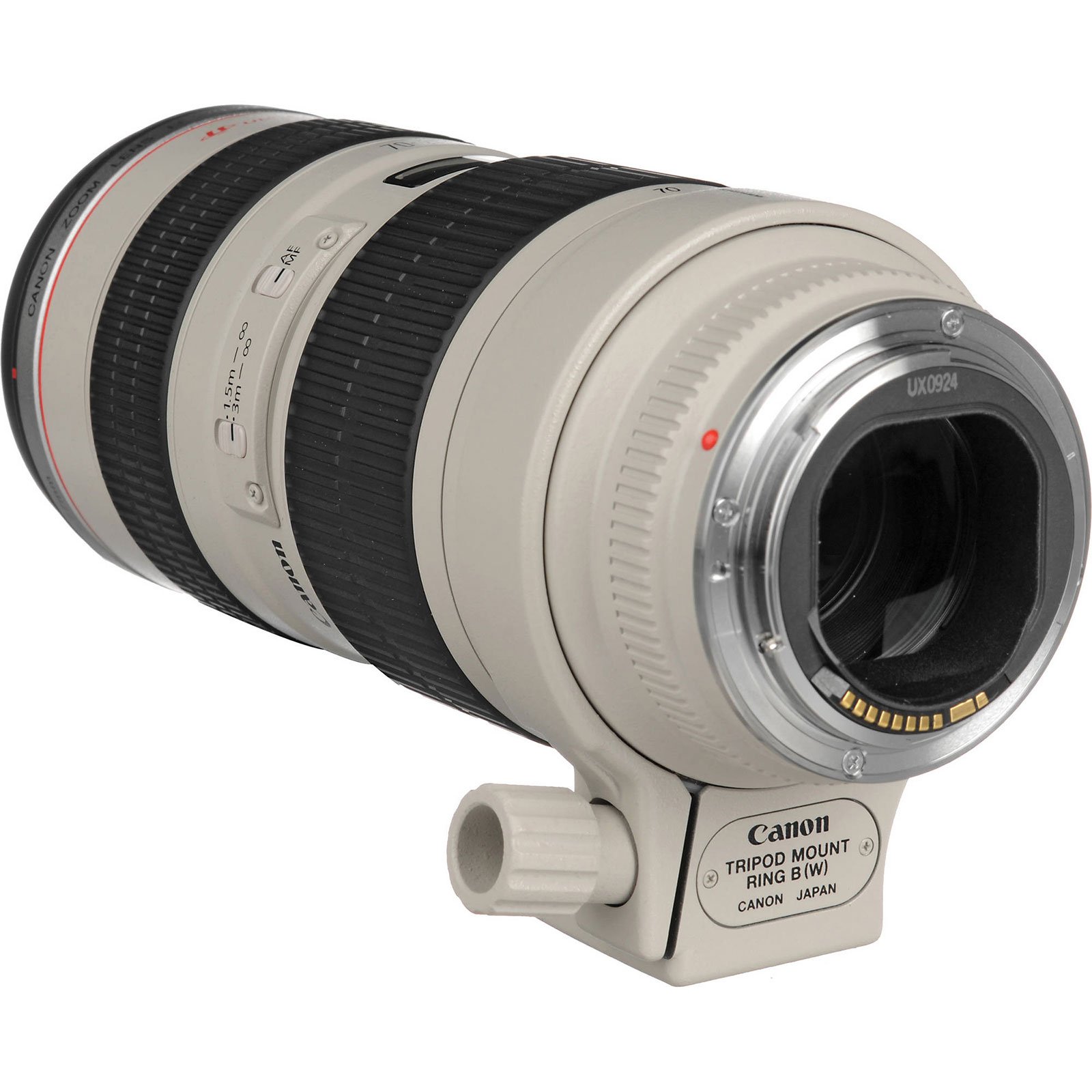 Canon Lente Zoom EF 70-200mm F / 2.8L USM Com 3 Filtros UV / Nd8 / Cpl