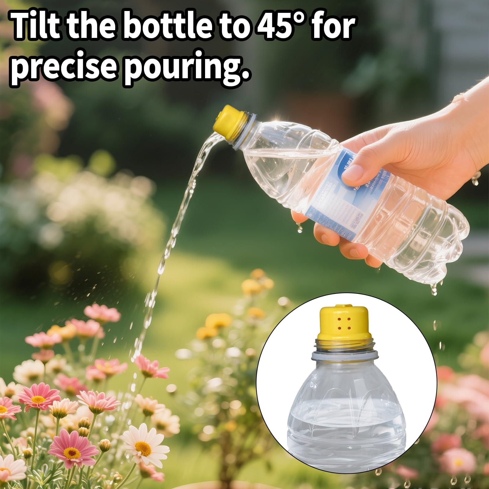 2PCS Portable Bidet for Travel Camping Backpacking - Universal Water Bottle Bidet for Backcountry Hiking with Adjustable Flow — view 6