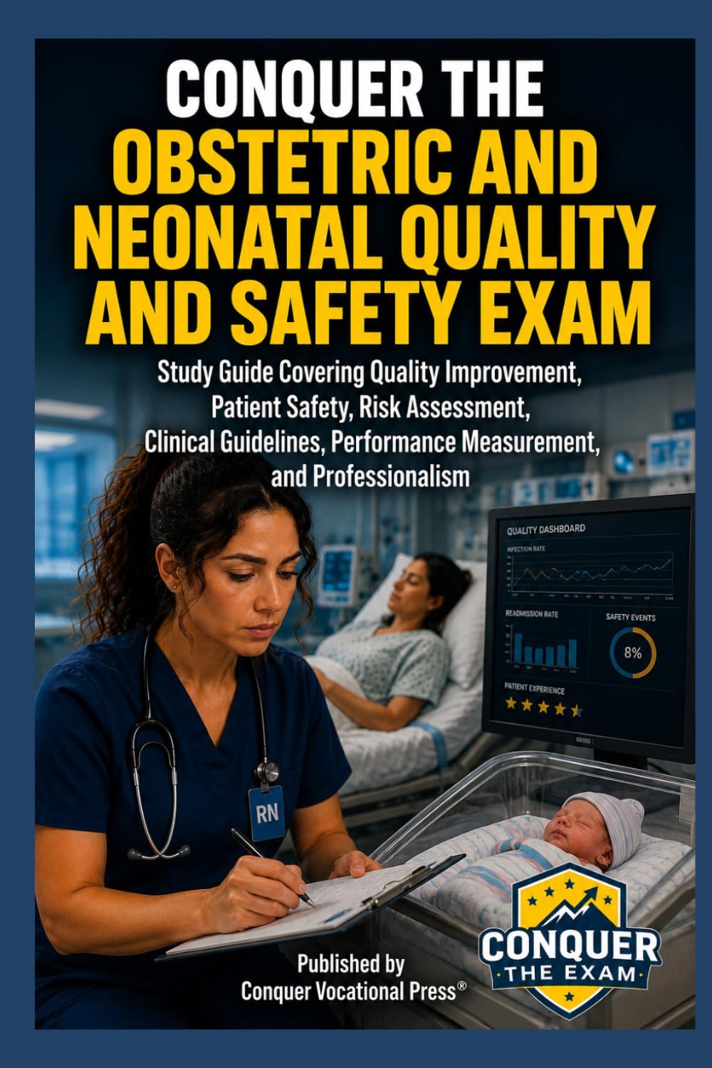 Conquer the Obstetric and Neonatal Quality and Safety Exam: Study Guide Covering Quality Improvement, Patient Safety, Risk Assessment, Clinical ... Professionalism (Conquer the Nursing Exams)