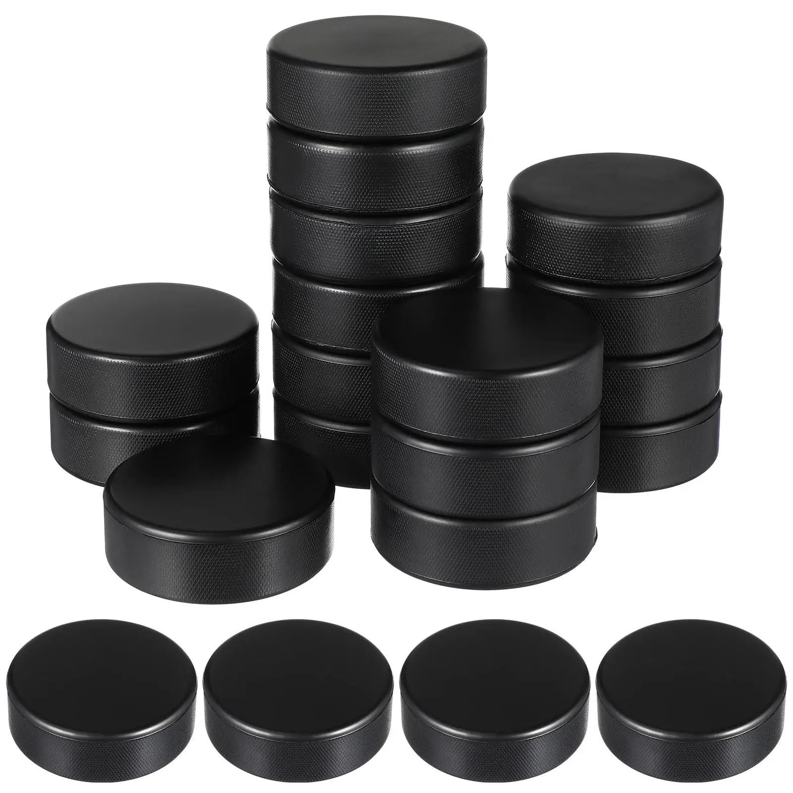 Balles en Mousse de Hockey sur Glace, 24 pièces, Jeu d'intérieur, entraînement, Terrain Sport Vrac, rondelles Rue, Jeux Plein air, Pratique pour EntraîNement Et EntraîNement Classique