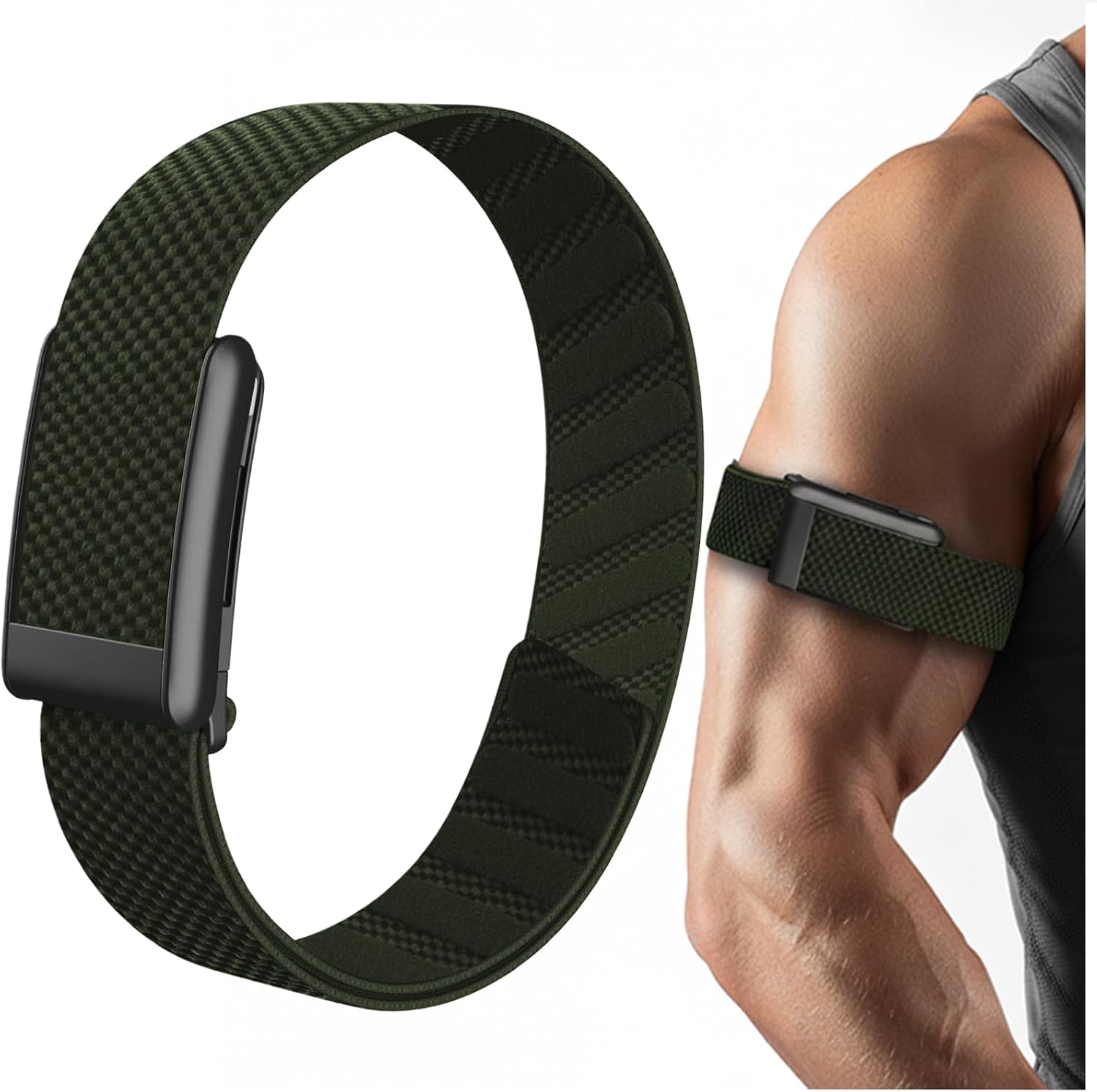 Ultra-Soft Breathable Nylon Bicep Band, Adjustable Replacement Arm Strap Compatible with WHOOP 5.0, One, Peak & Life | Secure Fit, Not Compatible with Gen 4
