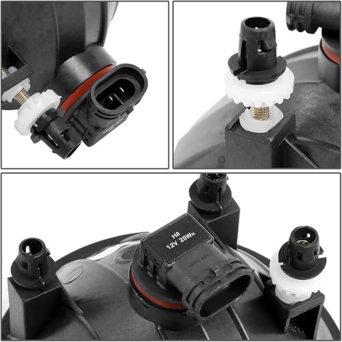 Miniatura 4 de DNA MOTORING FL-ZTL-315-SM - Luz antiniebla para el lado del conductor y del pasajero, mejora la visibilidad compatible con GMC Sierra 1500 2500HD