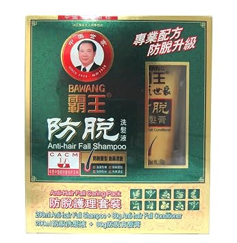 BAWANG Anti-hair Fall Shampoo Professional Full Pack, 200ml + Conditioner 80g