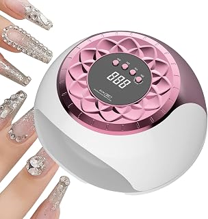 UV LED Nail Lamp | Small Curing Gel Light, Professional Quick Curing UV LED Nail Lamp with Timer Settings for Use in | hårdande UV LED-lampa Med Timerinställningar För Hemresa & Salongsanvändning