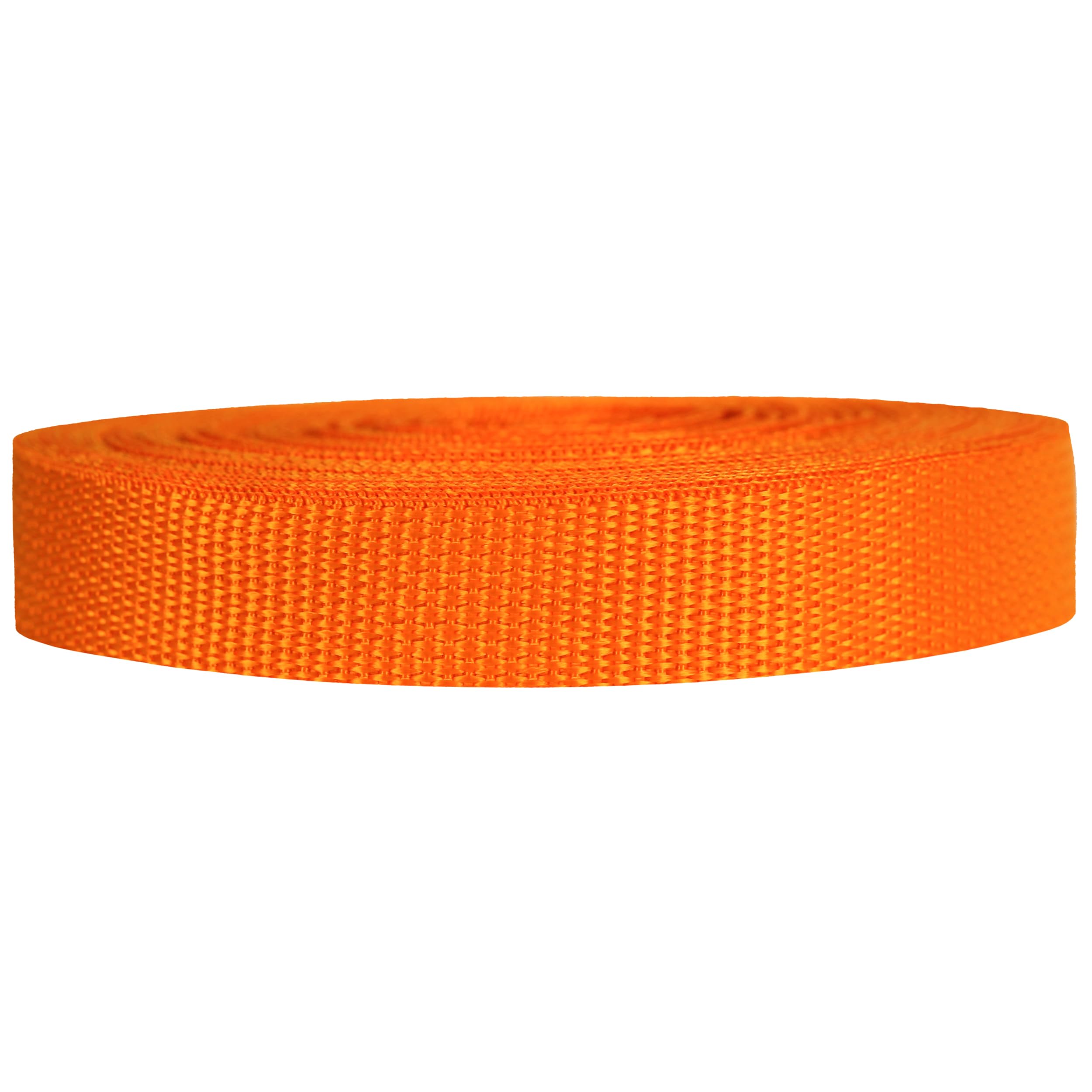 Strapworks Lightweight Polypropylene Webbing - Poly Strapping for Outdoor DIY Gear Repair, Pet Collars, Crafts – 3/4 Inch by 10, 25, or 50 Yards, Over 20 Colors