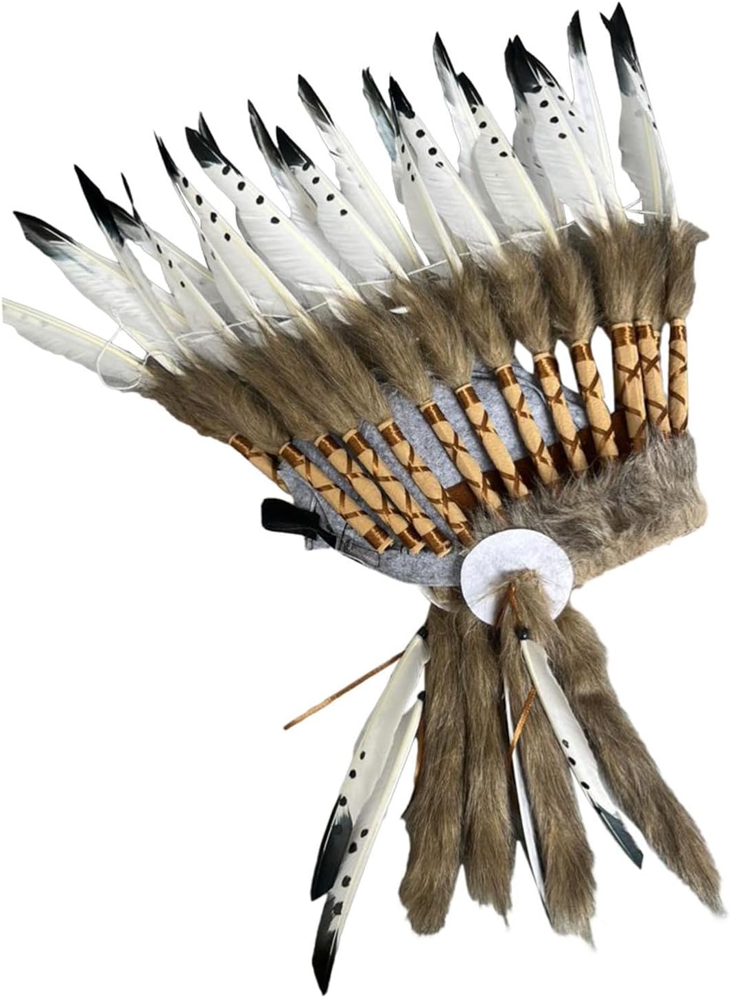 Feather Headdress Native American Headdress Headpiece for Performance