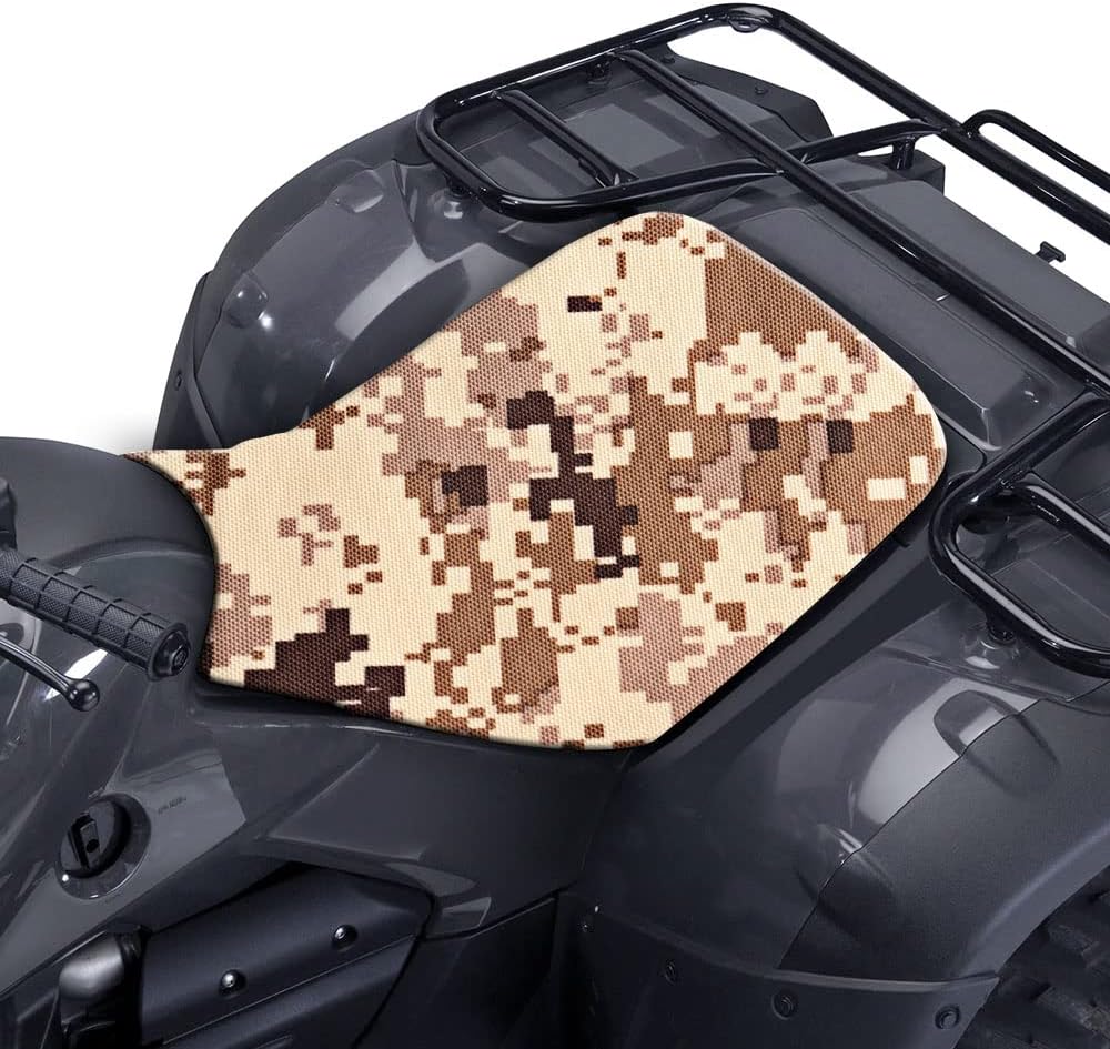 Seat Cover for ATV Water-Resistant Cover Compatible with Sportsman Rancher Foreman Scrambler Kodiak Grizzly Arctic cat (Camo)