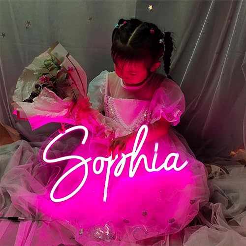 Letrero de neón LED personalizable para decoración de pared personalizada, uso en interiores y exteriores, perfecto para cumpleaños, bodas, fiestas