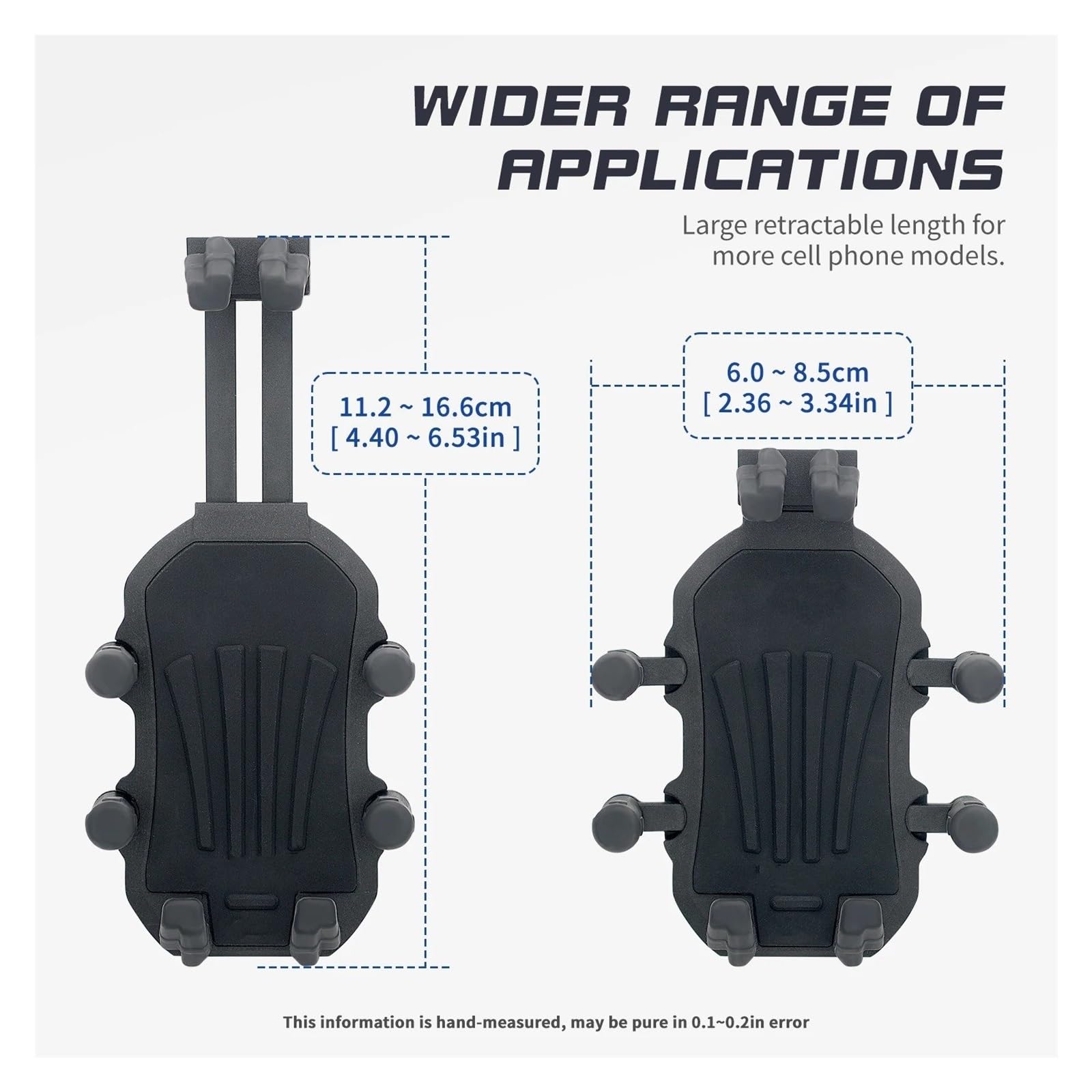 Support GPS Moto Support De Téléphone pour Moto avec Amortisseur, Rotule Réglable Et Rotative