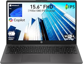 HP 255 G10 15.6" Business Laptop, AMD Ryzen 3, 16GB RAM, 512GB SSD, Windows 11 Pro