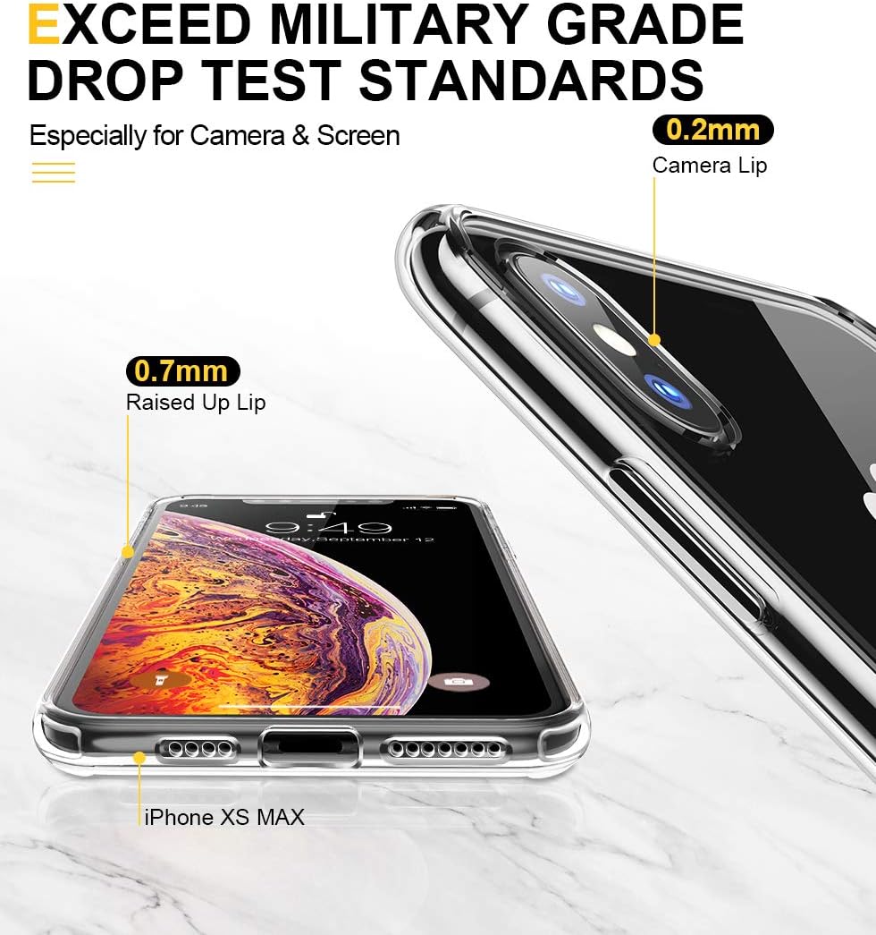 Humixx Crystal Clear Samsung Galaxy S21 Plus Case, S21 Plus Case Slim Case with 4 Corners Protection, Hard PC Back with Soft Frame Protective Cover for S21 Plus- Clear