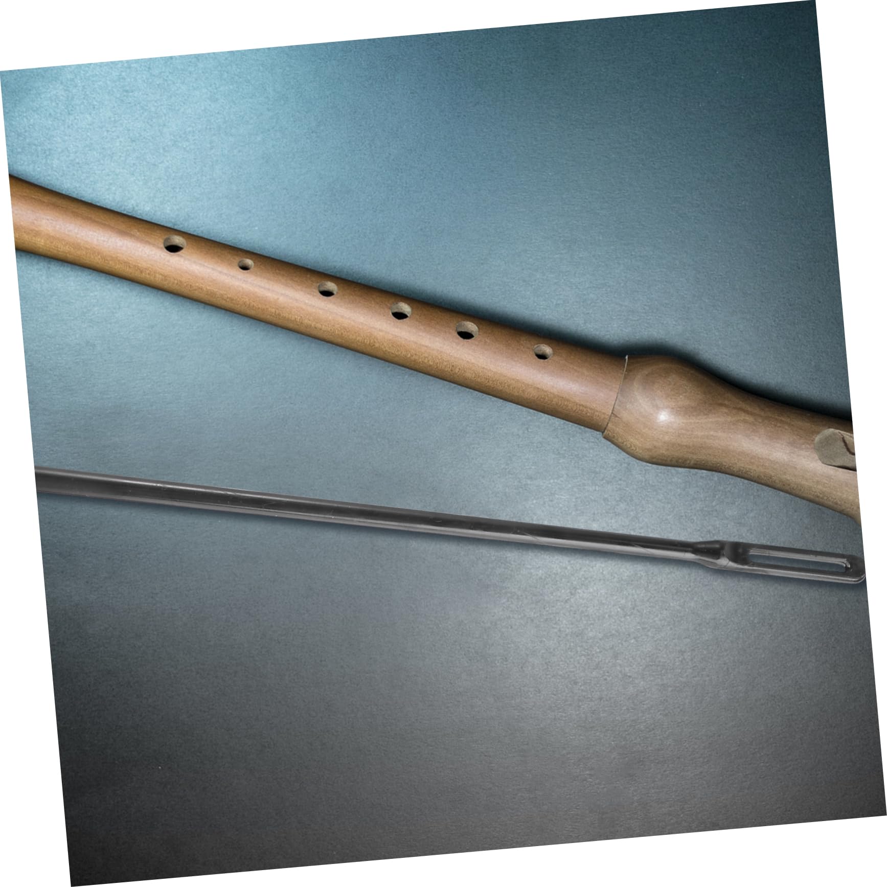 ifundom Essential Flute Cleaning Rod Black Plastic Stick Protect Your Flute No Dents or Scratches