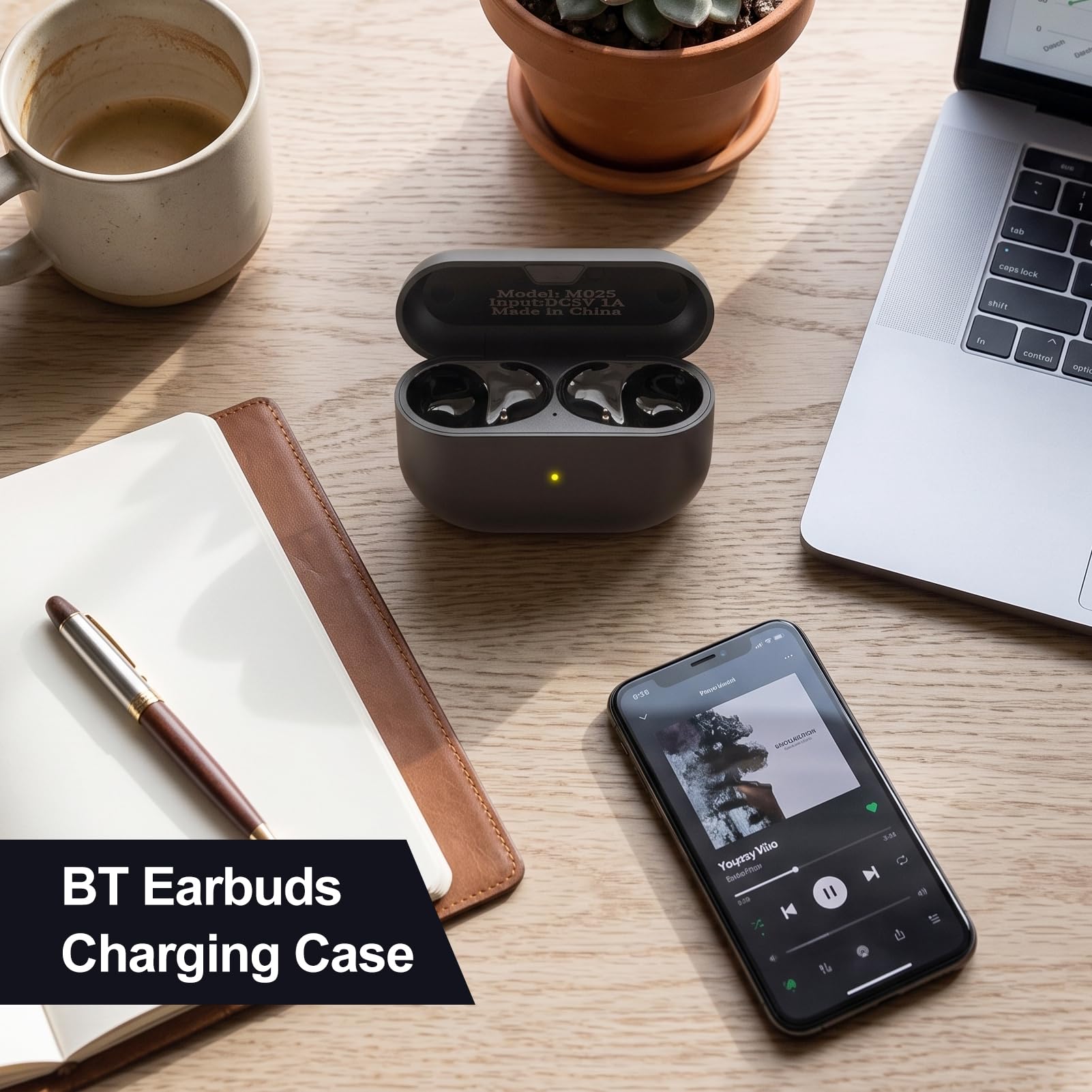 Garsent Case de Charge pour 10, Cassette du Chargeur de Remplacement du Chargeur pour 10 Écouteurs, Capacité 700mAh