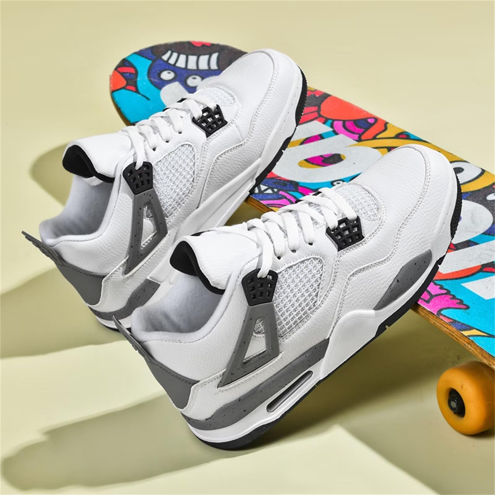 Klassische Herren-Skateschuhe Air 4 Retro, Fitness-Turnschuhe für Basketball, Freizeit, Arbeit, Laufen