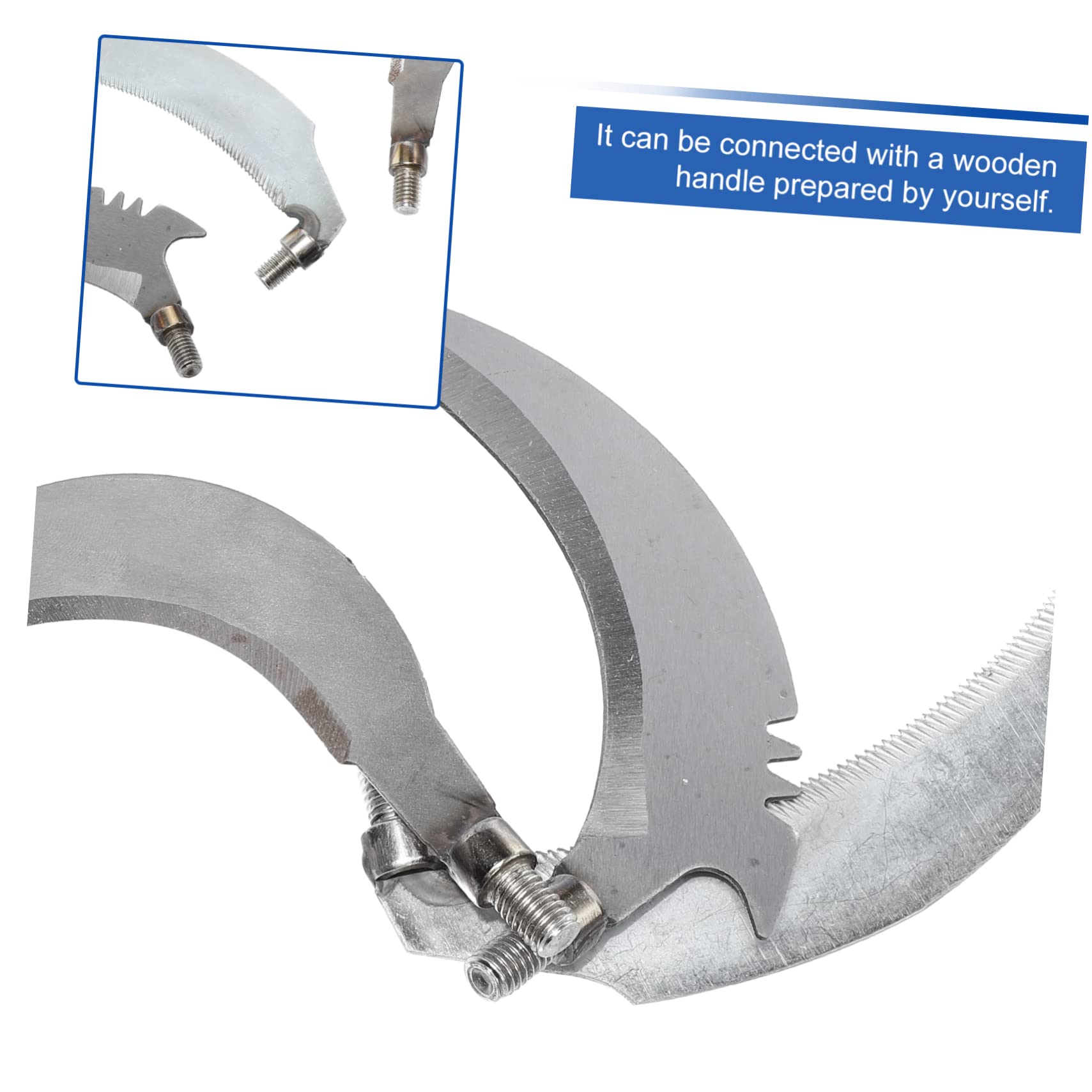 Mipcase Manual Weeders Gardening Tools 3pcs Garden Heads No Handle Steel Agricultural Gardening Knife