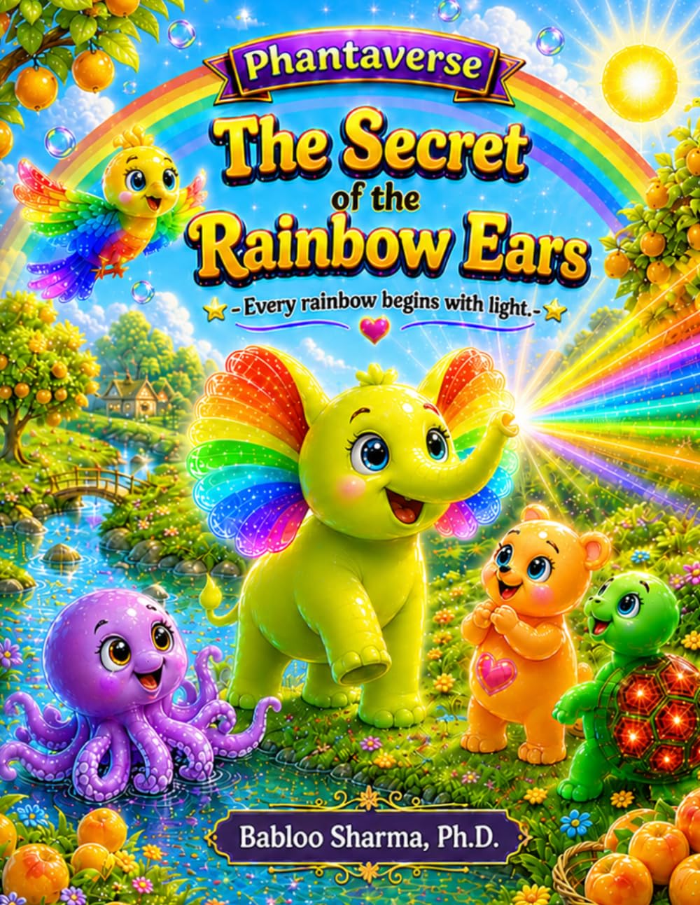 The Secret of the Rainbow Ears: Every rainbow begins with light (Phantaverse: Tales from Planet Jellywood)
