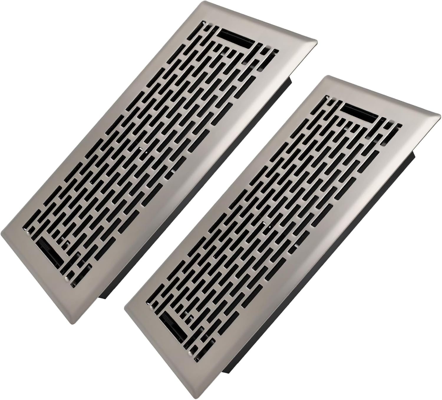 Howeall 4x10 Inches 2 Pack Heavy Duty Walkable Floor Register Easy