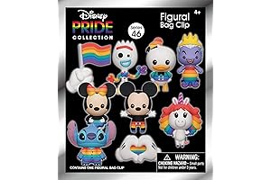 Disney Pride Rainbow 3D Foam Bag Clip, Series 46