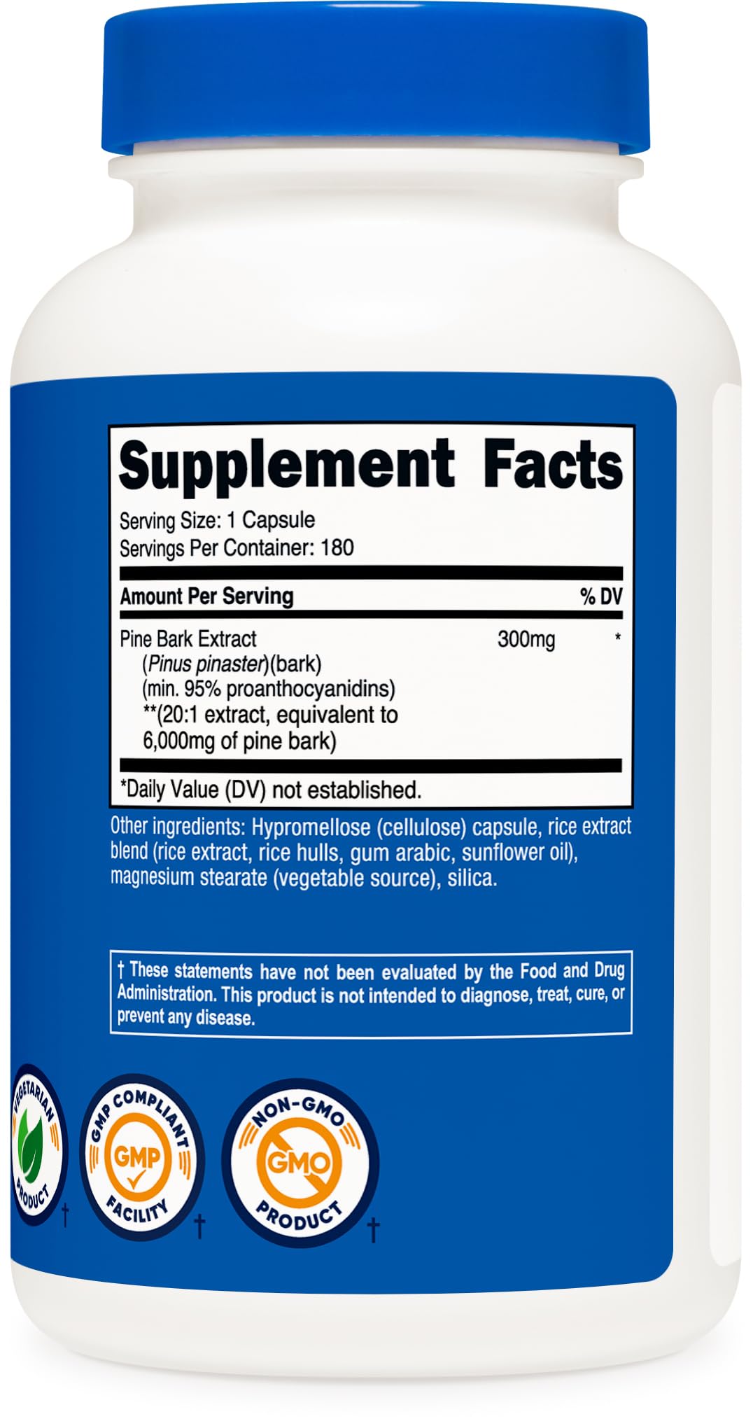 Nutricost Pine Bark Extract, 180 Capsules for 180 Servings Per Bottle — Amazon image 5