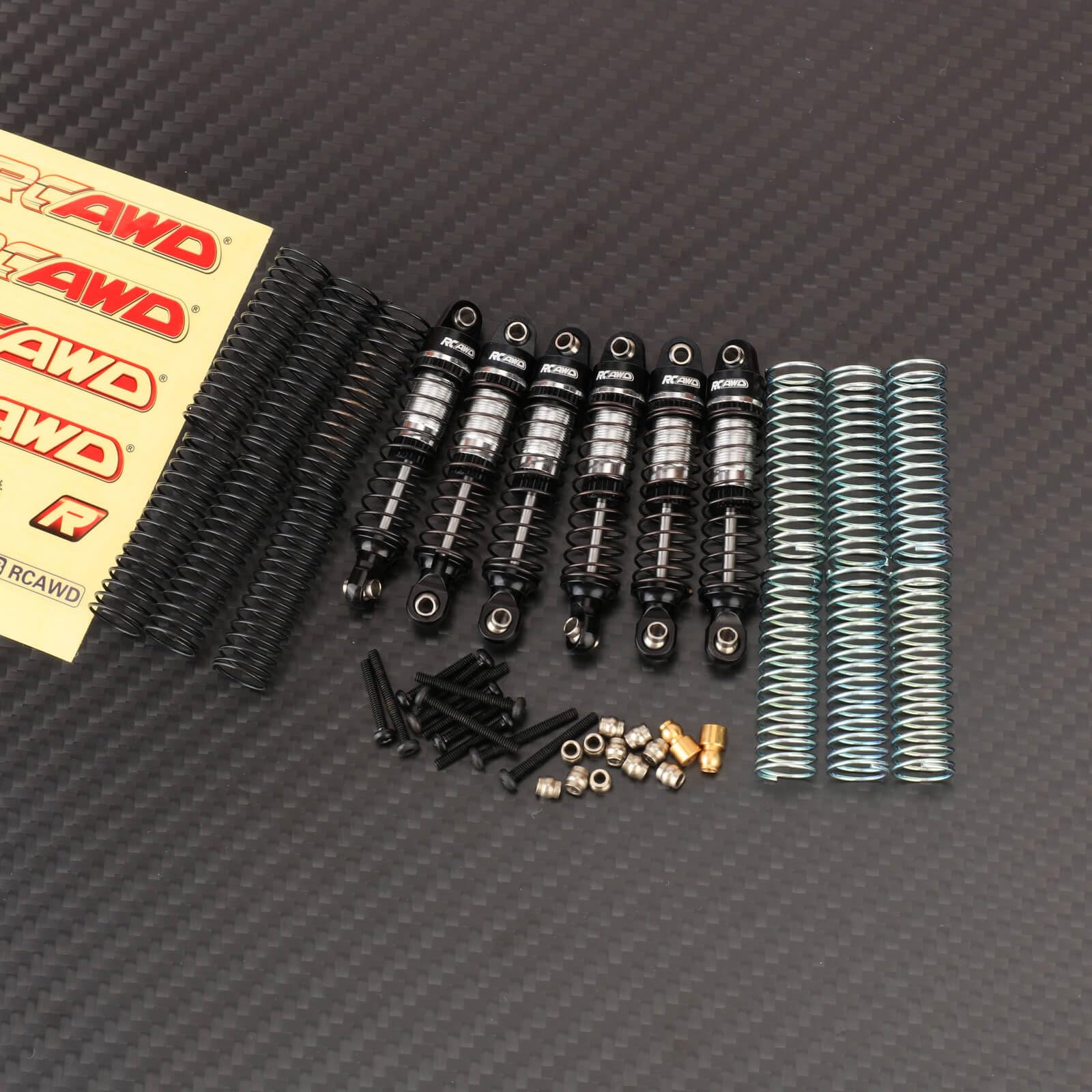 Amazon.com: RCAWD Arktos Oil Shocks Kit 50 mm with 3 Types Extra