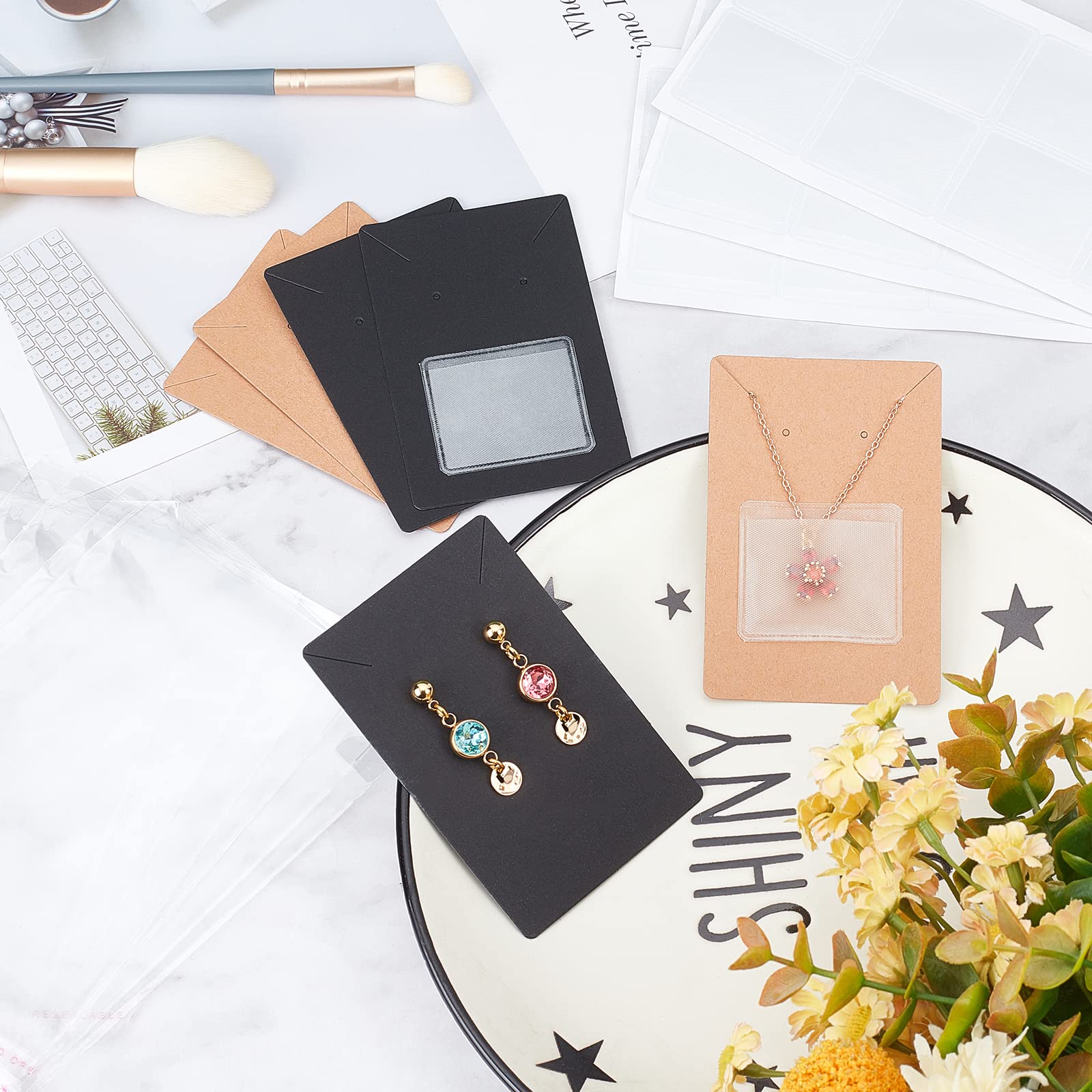 ｎ　✾　SP-5-44　アクセサリー台紙　リピートオーダー リボンデザイン ｜ ネイルチップ台紙 アクセサリー台紙 ｜ ncd_418