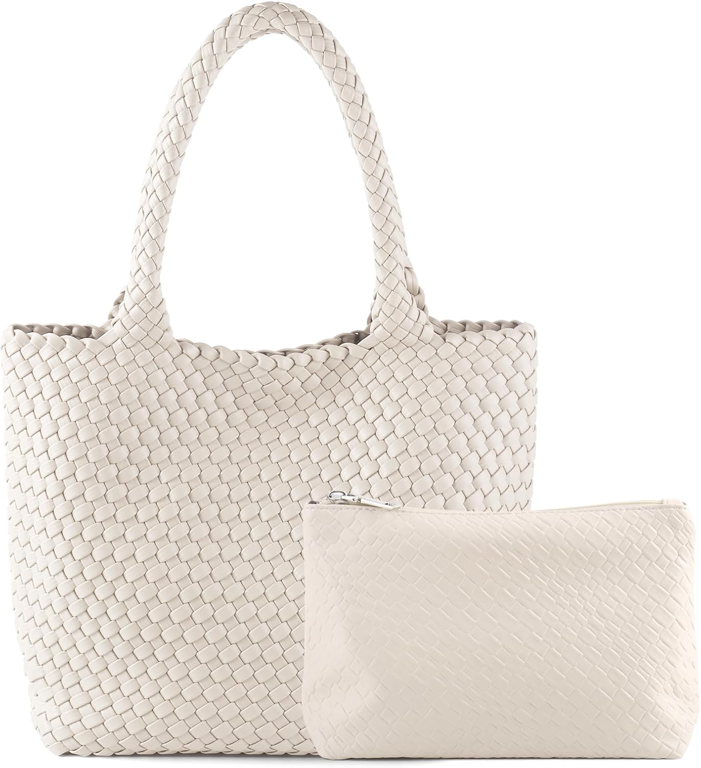 Hand Woven Bag Tote BagS For Women Top Handle Shoulder Vegan Leather Large Travel Beach Hobo Handbag