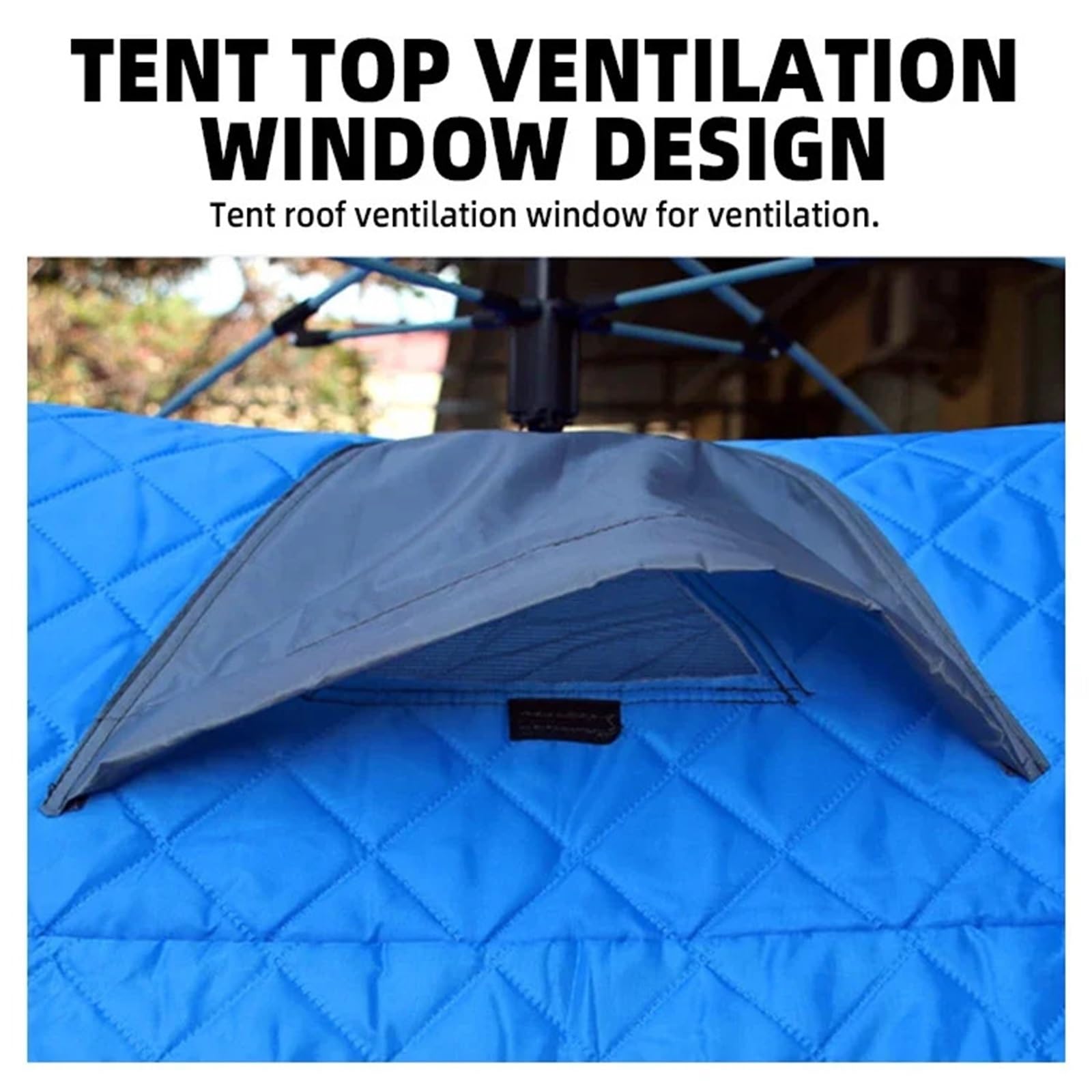 Campingzelt Wintercamping-Zelt mit Heizung for 2-3 Personen, geeignet for längere Angelsessions, Karpfenangeln, Bivvy und Eisangeln
