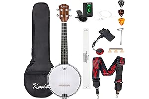 Kmise 4-String Concert Size Banjolele