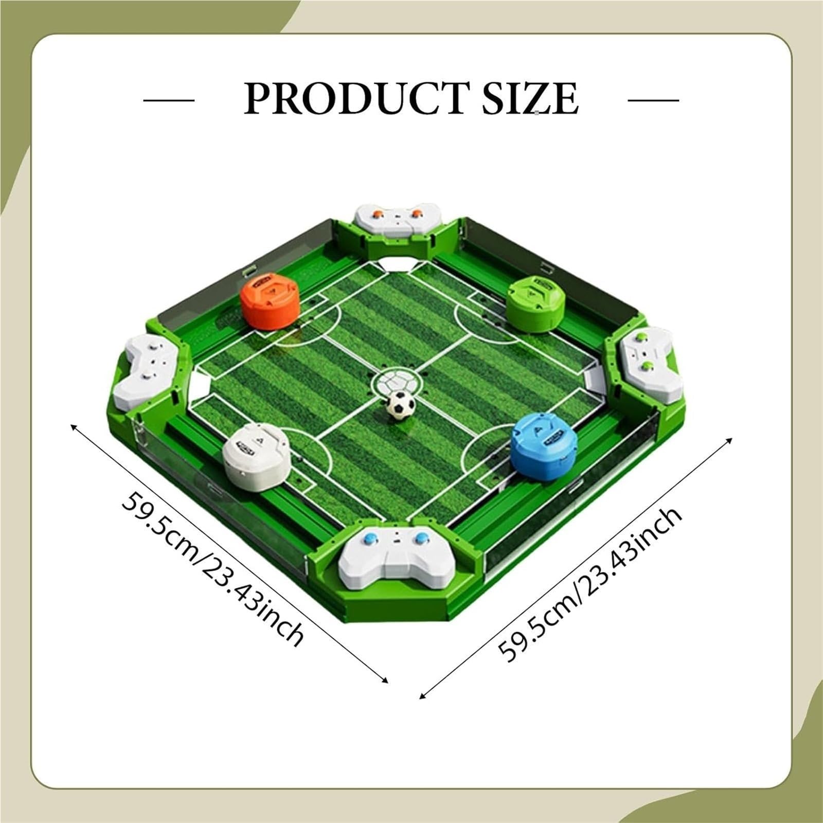 Calcio balilla per 4 giocatori, telecomando, kit interattivo per battaglie | 4 controller, accessori completi, gioco da tavolo di calcio, gioco di calcio balilla per tutta la famiglia, ragazzi e ragazze